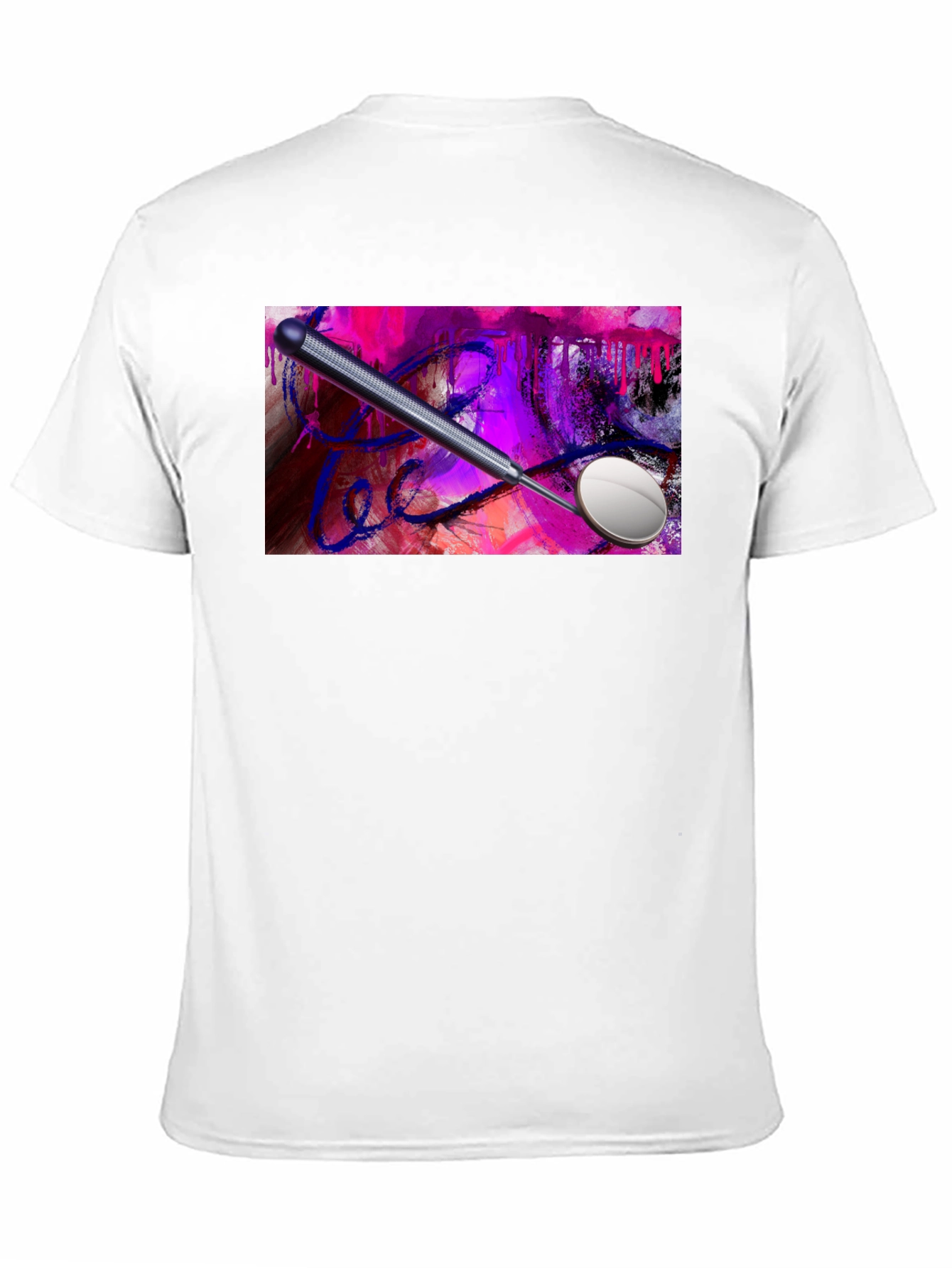 Dentist Mirror Abstract Art T-Shirt