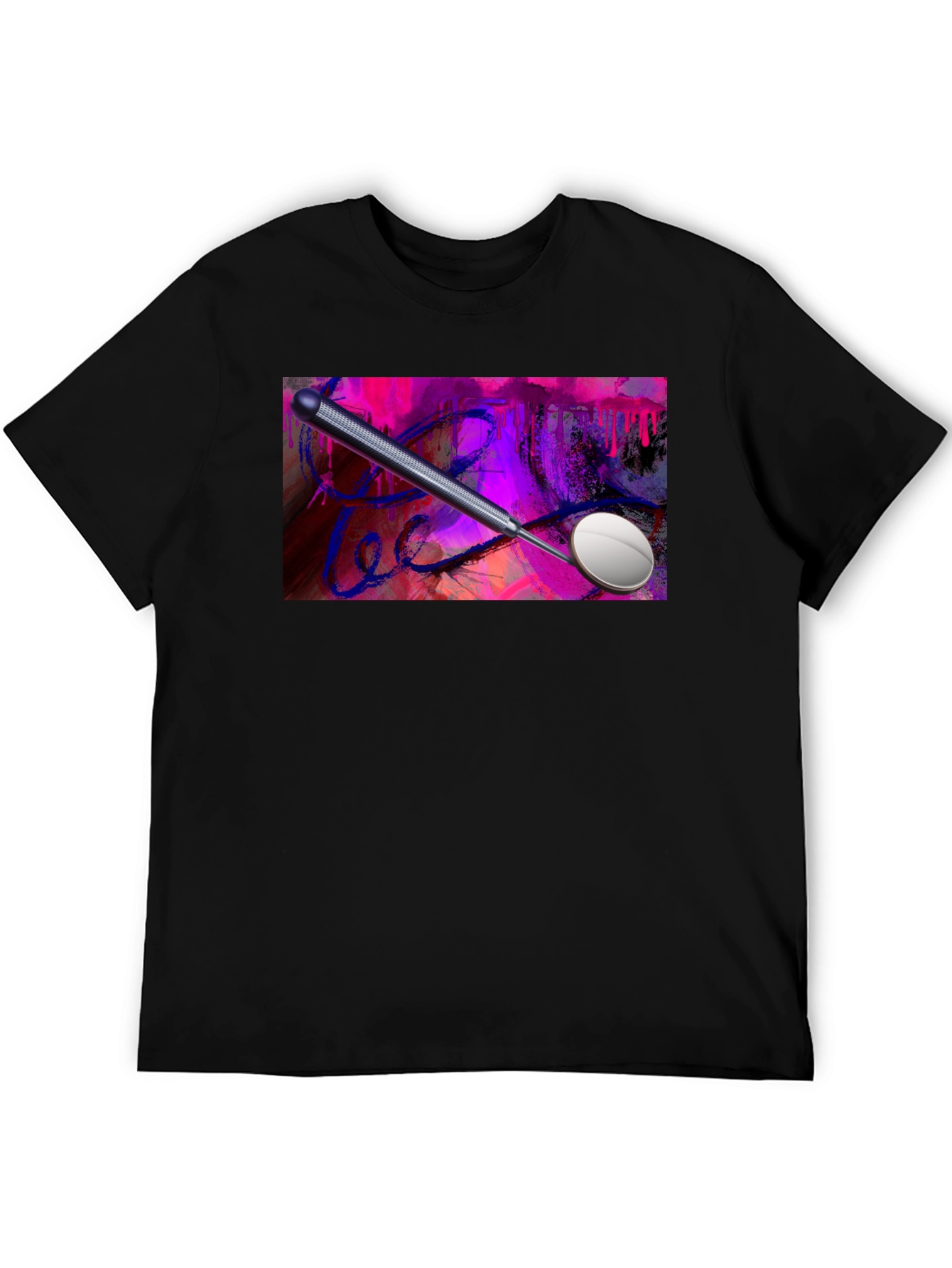 Dentist Mirror Abstract Art T-Shirt
