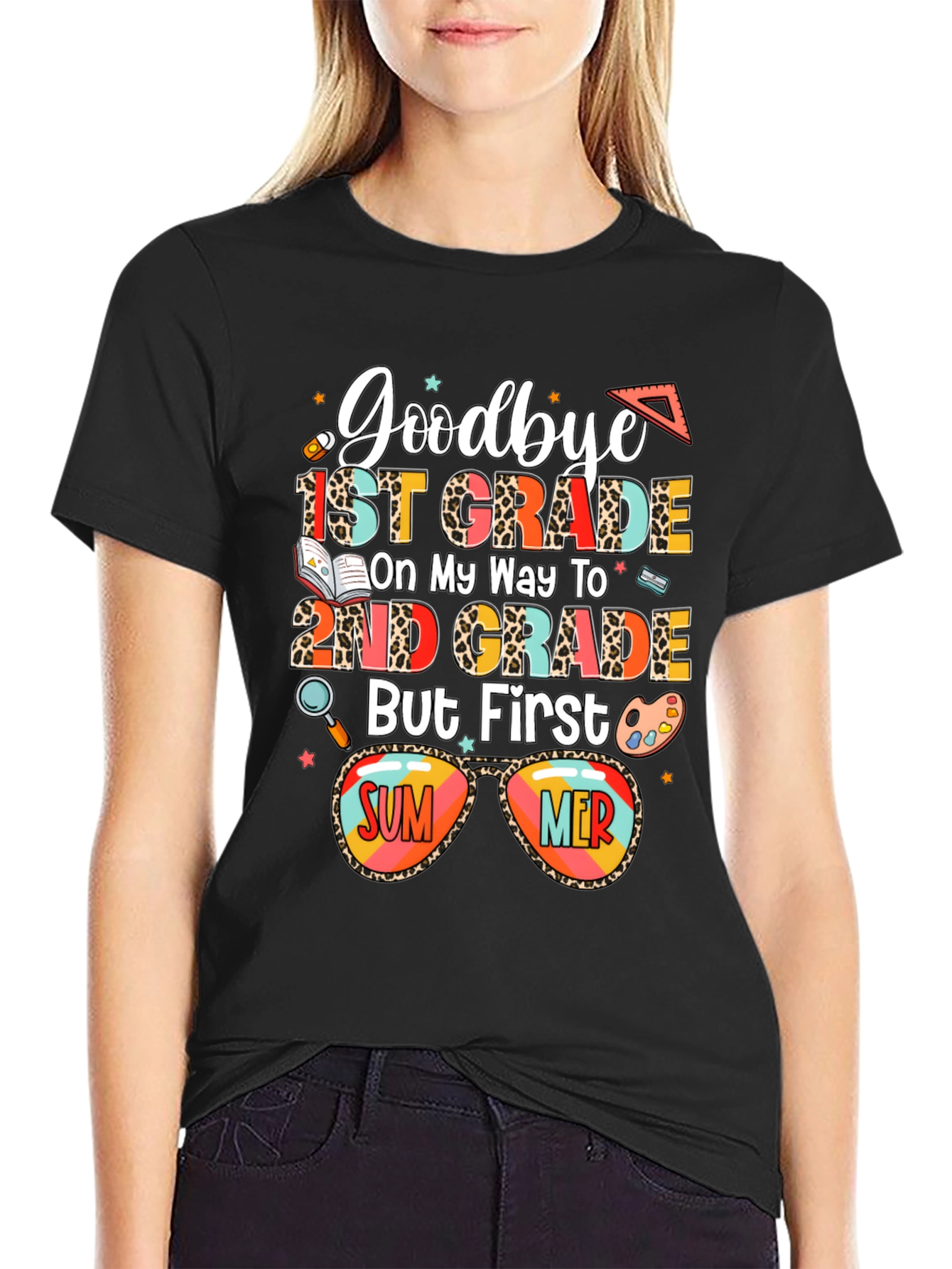 Goodbye 1st Grade Summer Vacation T-Shirt