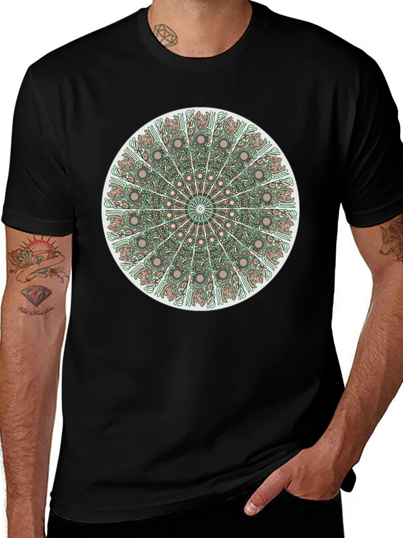 Mandala Graphic Print T-Shirt