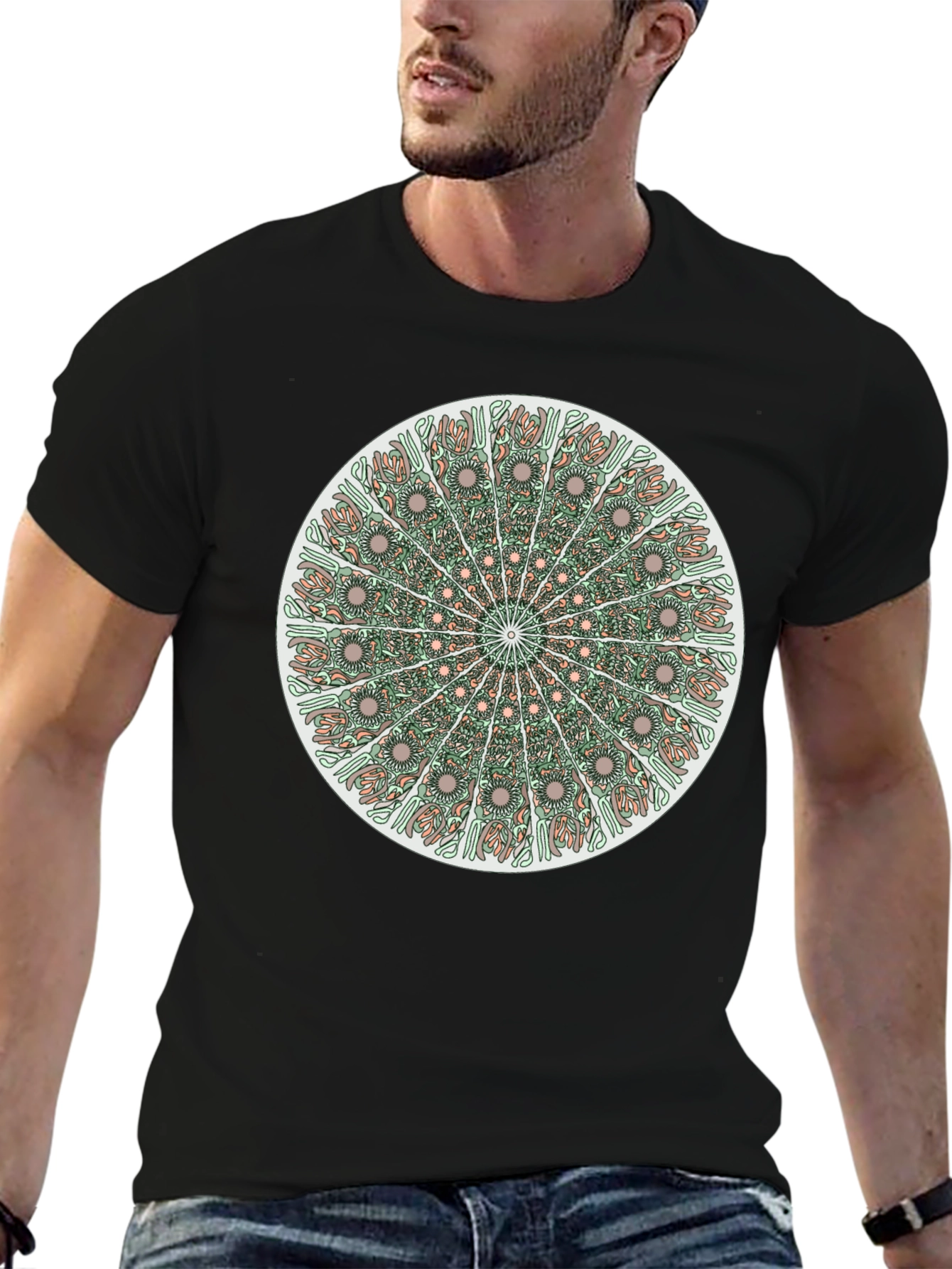 Mandala Graphic Print T-Shirt