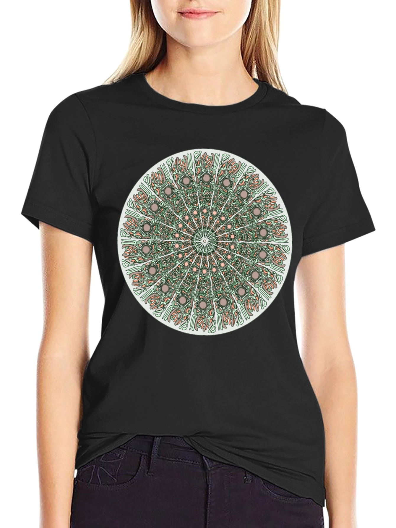 Mandala Graphic Print T-Shirt