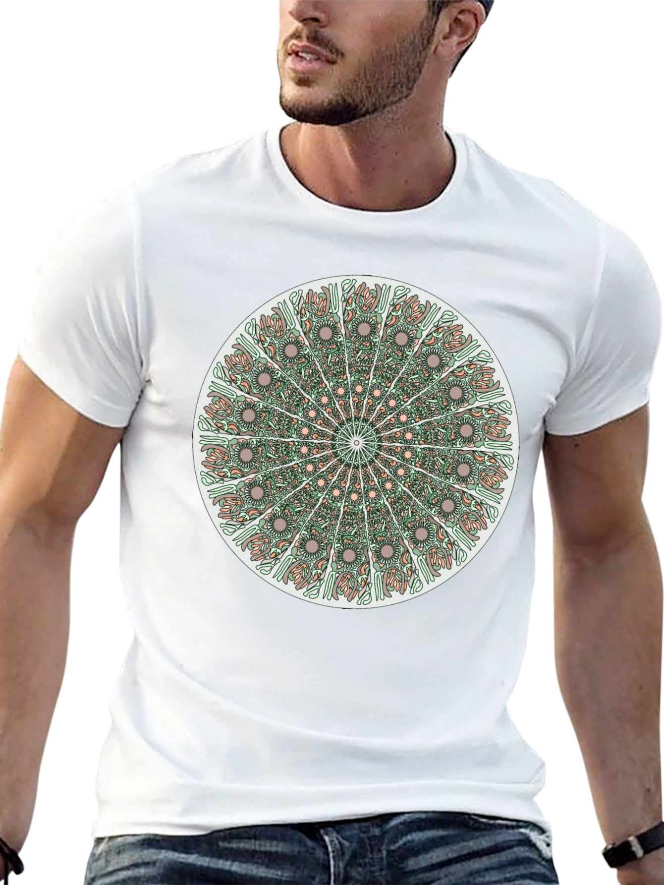 Mandala Graphic Print T-Shirt