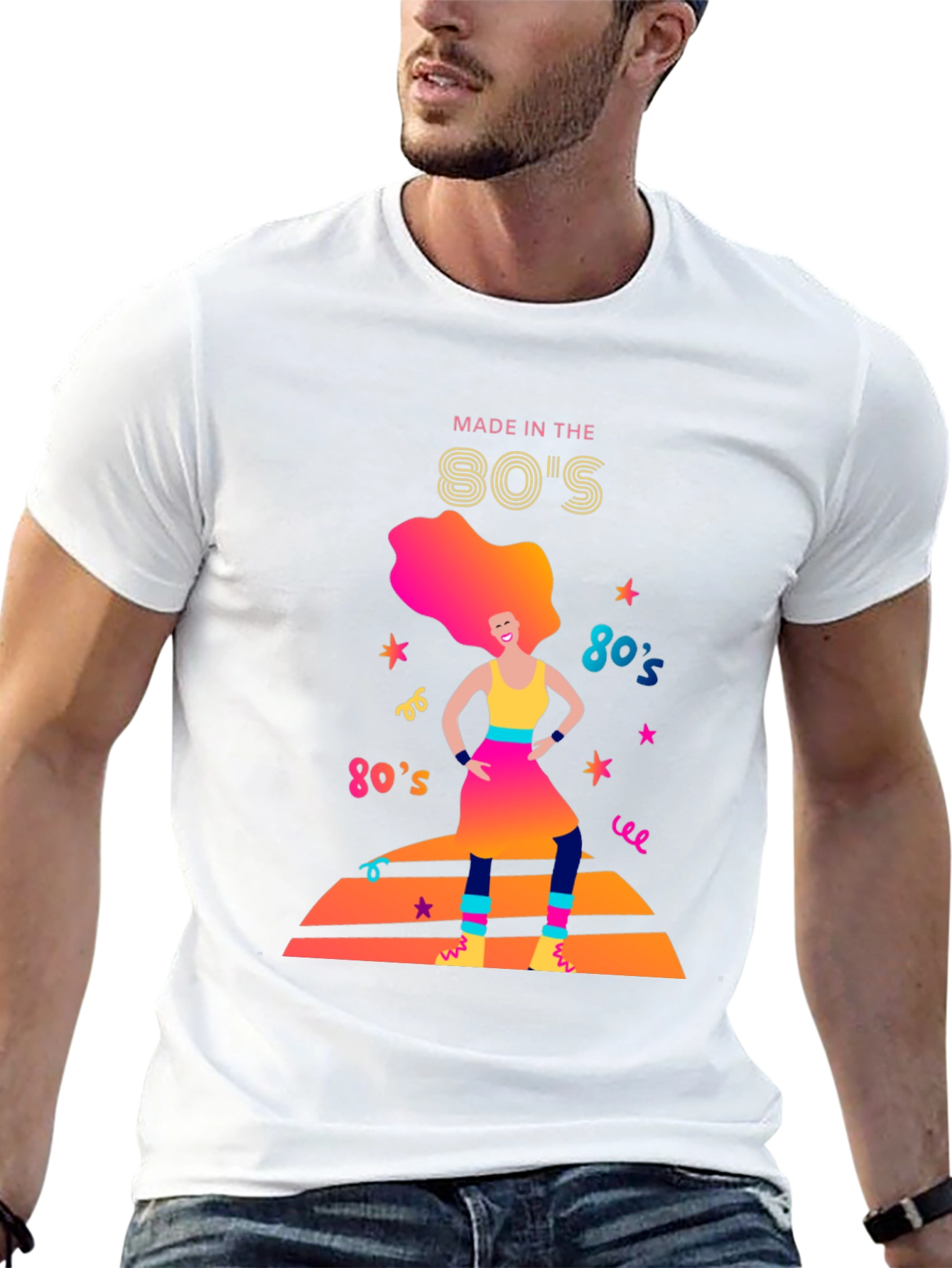 Retro 80s Graphic Tee - Totally Awesome!