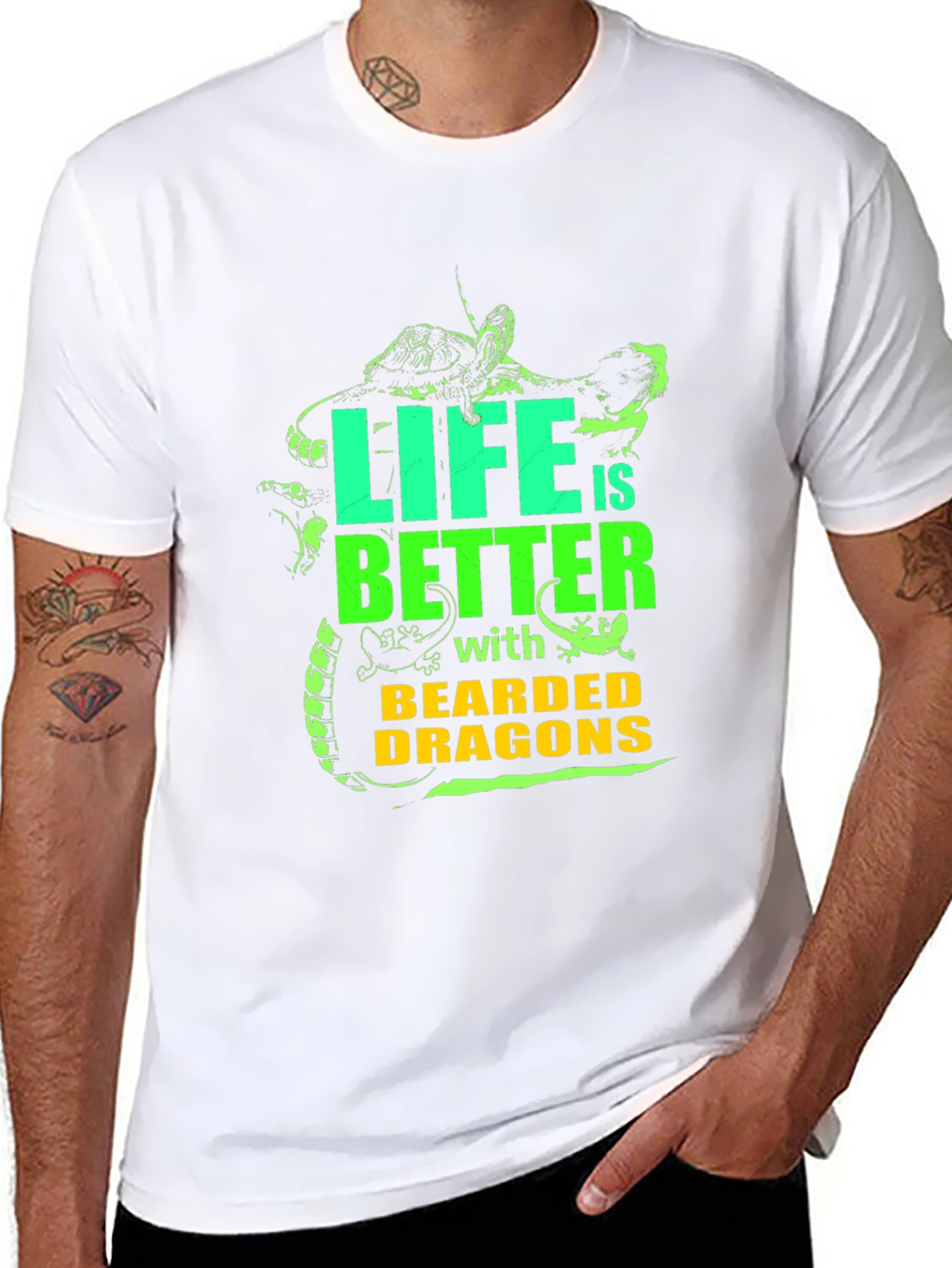 Life is Better with Bearded Dragons Graphic Tee