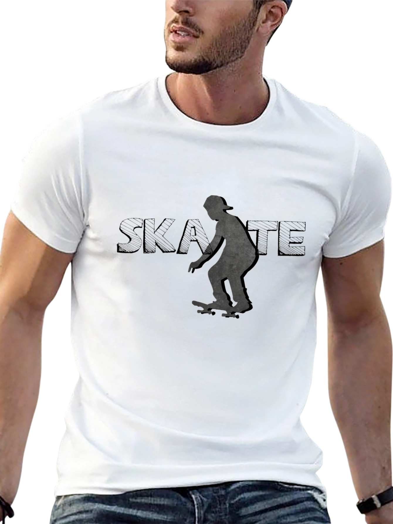 Skateboarding Graphic Tee - Cool Casual Style