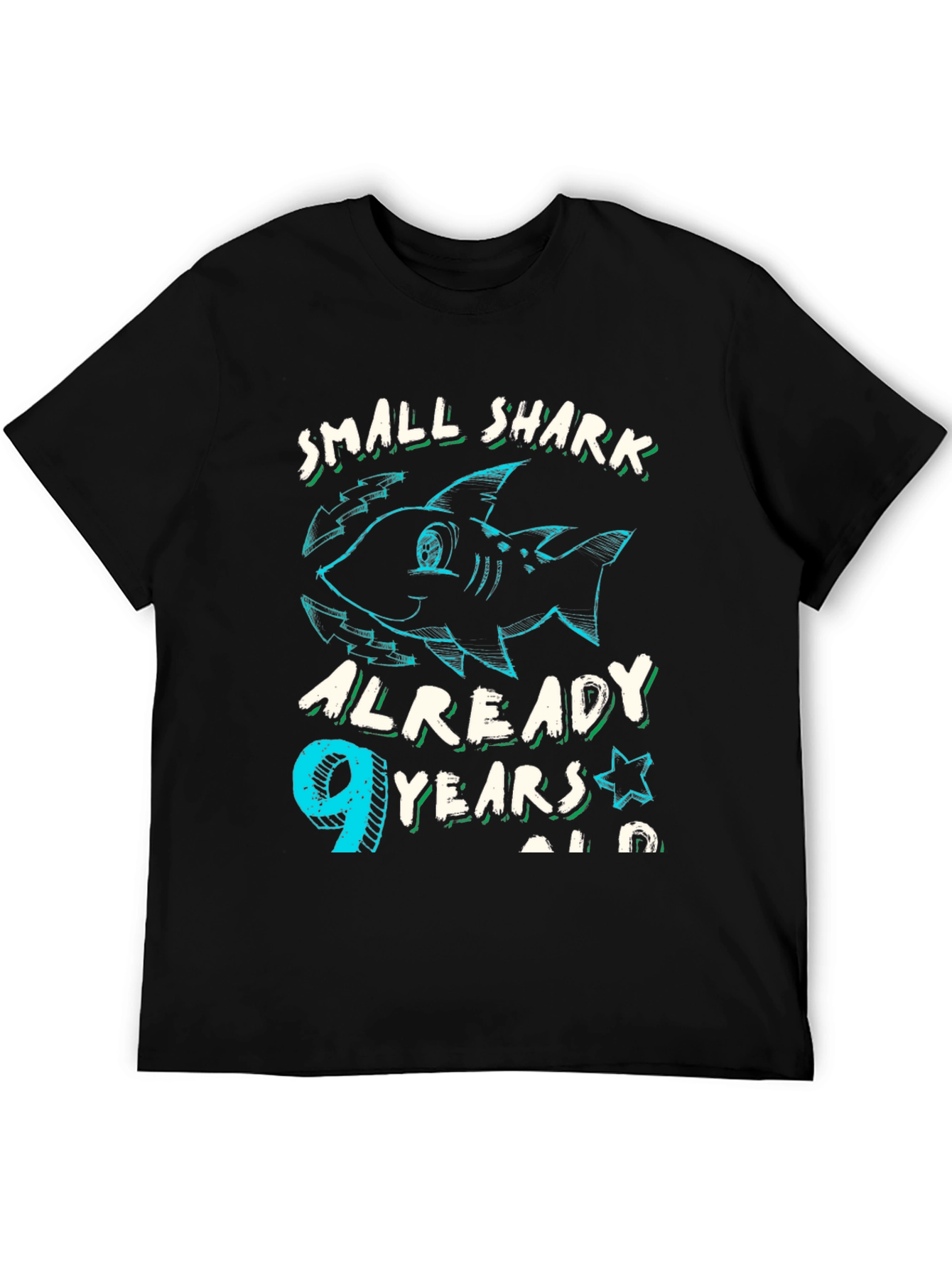 Small Shark 9th Birthday T-Shirt