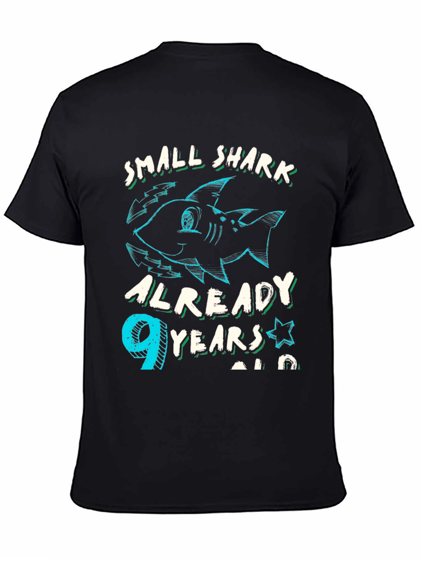 Small Shark 9th Birthday T-Shirt