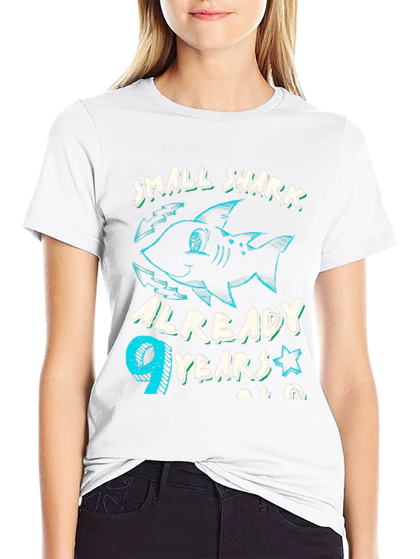 Small Shark 9th Birthday T-Shirt