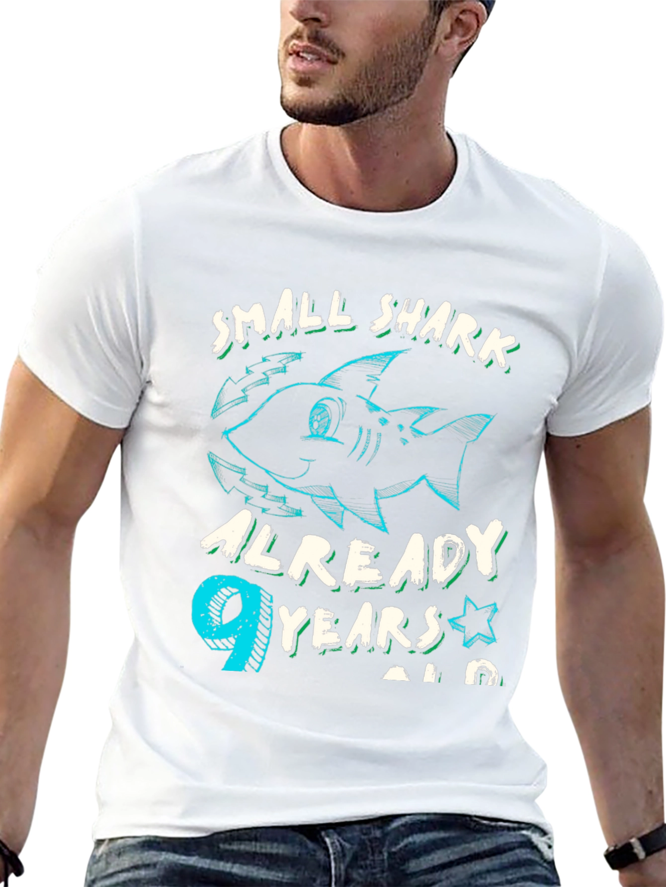 Small Shark 9th Birthday T-Shirt