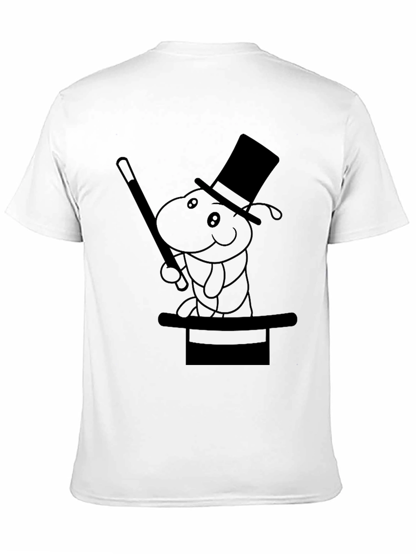 Magical Worm T-Shirt - Black Cotton Tee