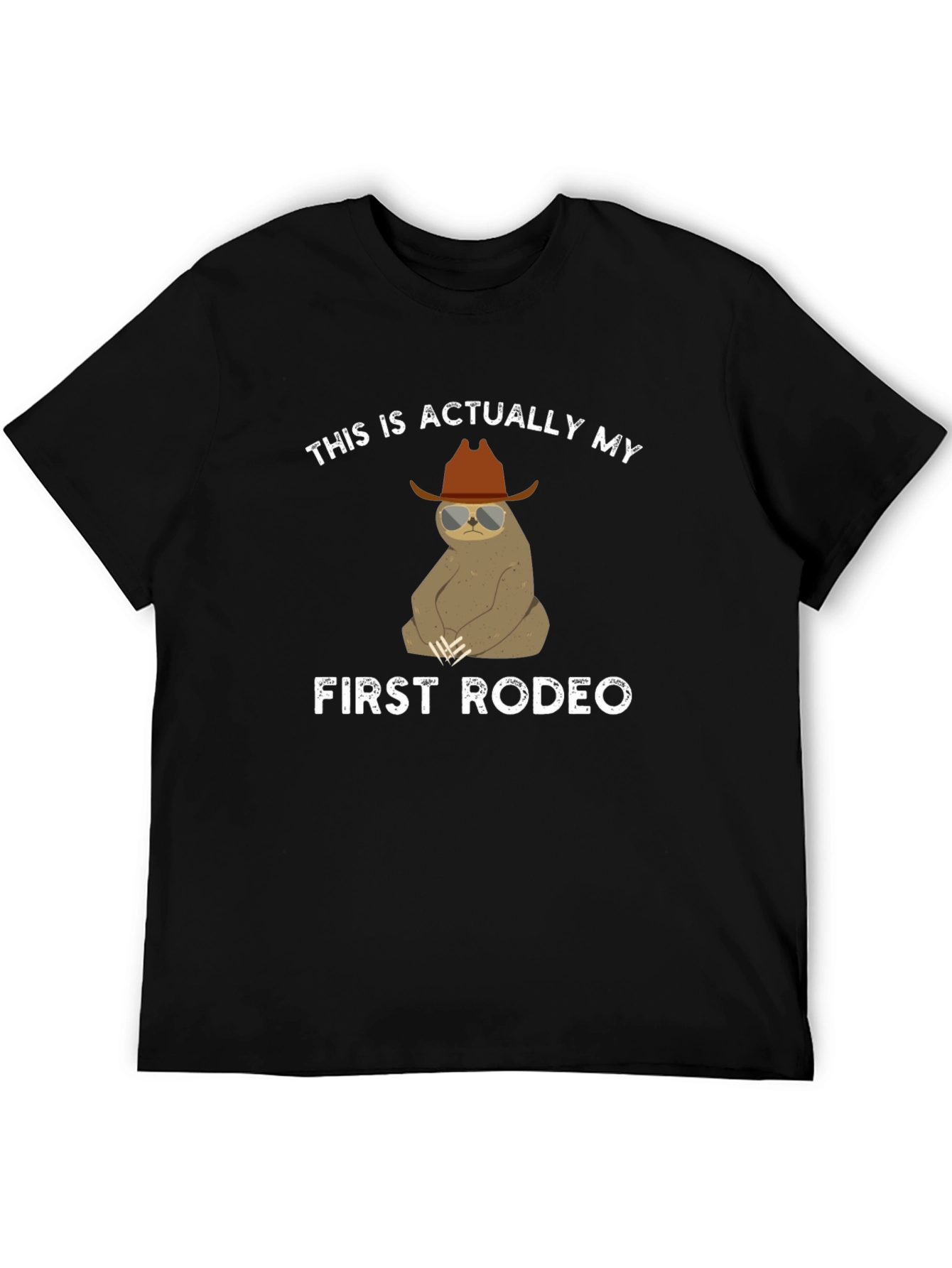 Funny Sloth Rodeo T-Shirt - First Rodeo Design