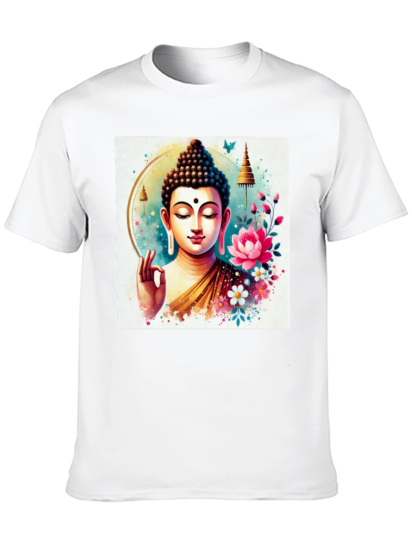 Buddha Art T-Shirt: Spiritual Zen Style