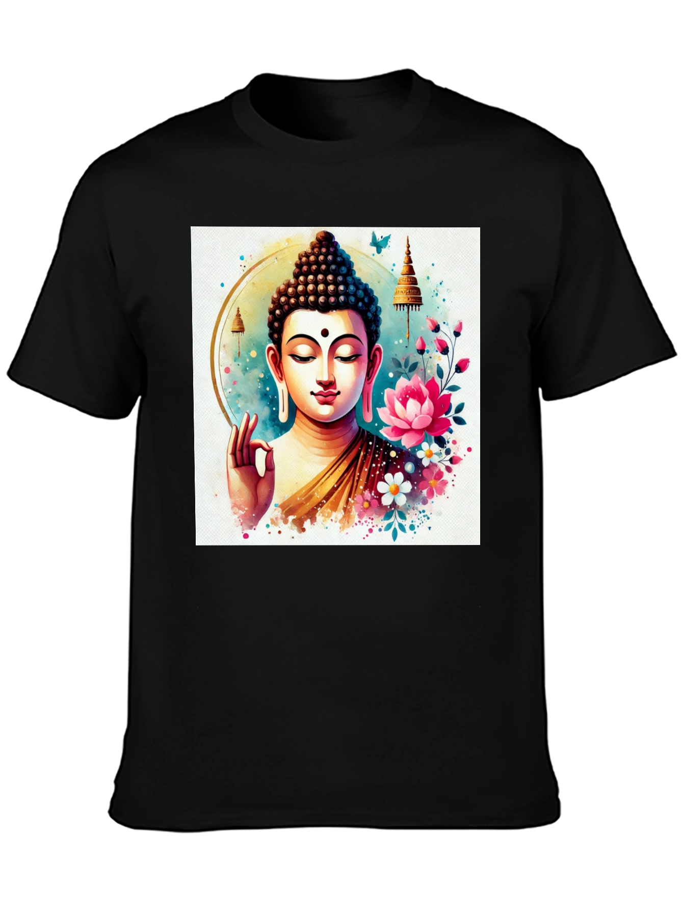 Buddha Art T-Shirt: Spiritual Zen Style