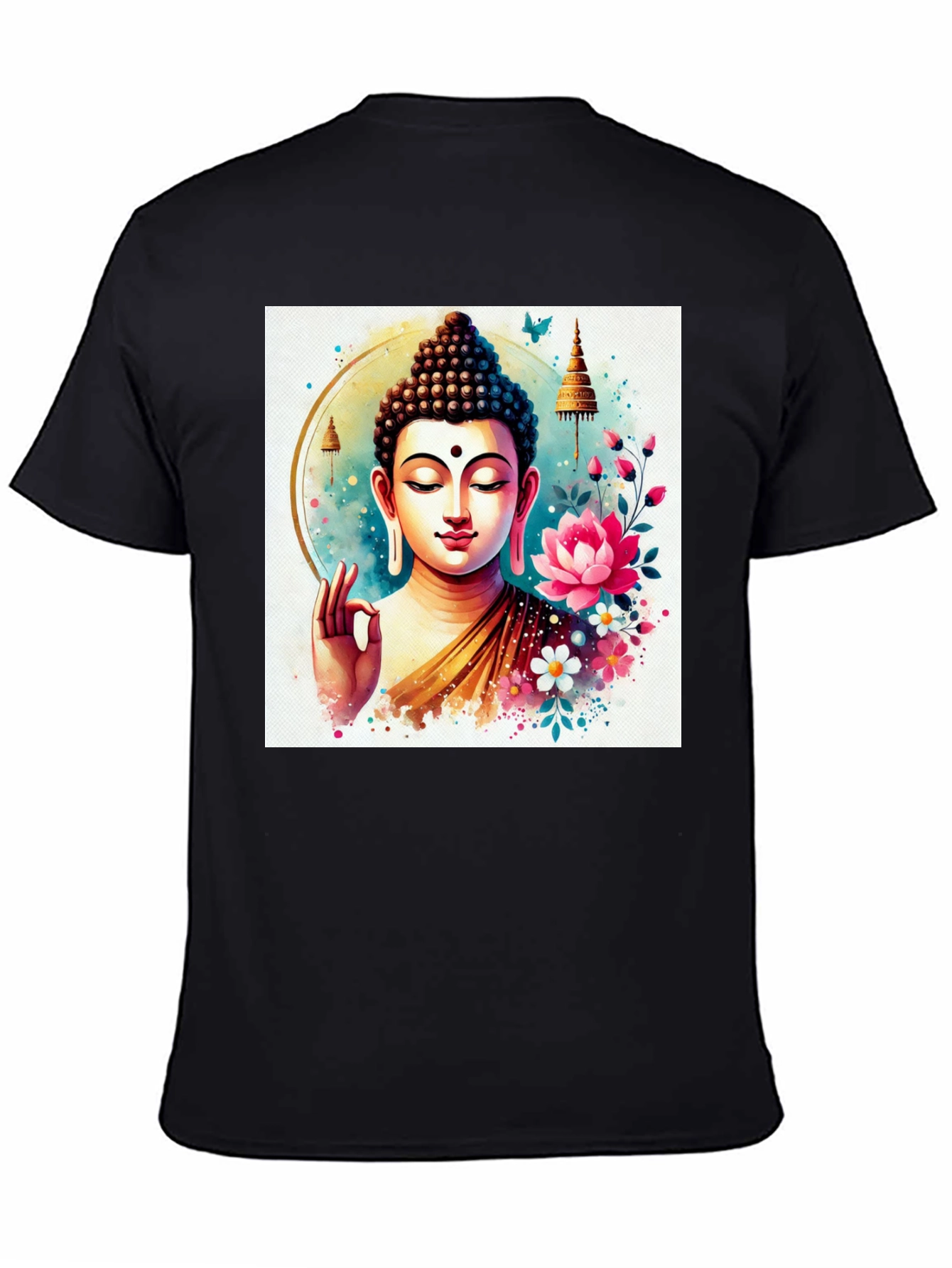 Buddha Art T-Shirt: Spiritual Zen Style