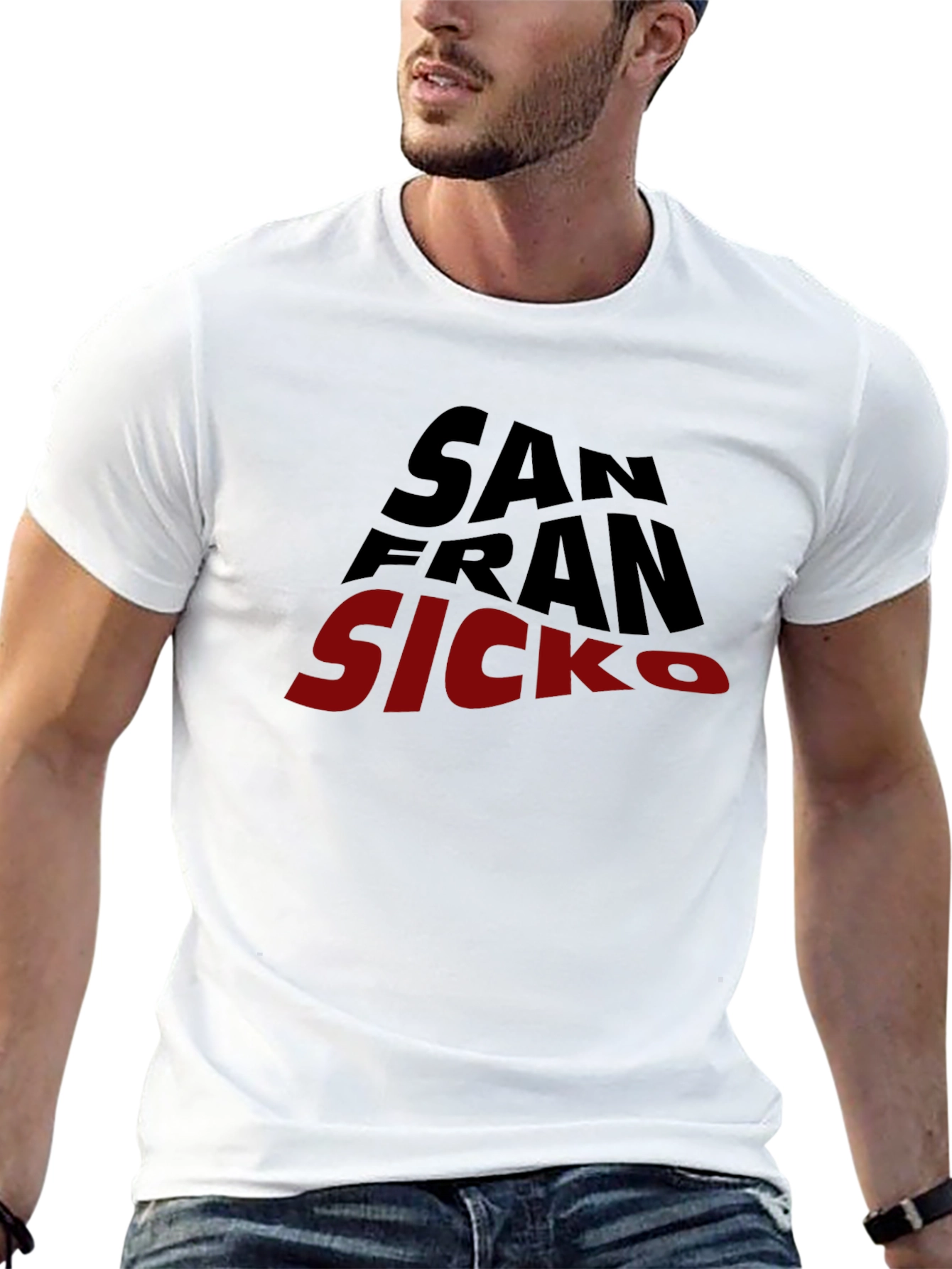 San Fran Sicko Black T-Shirt