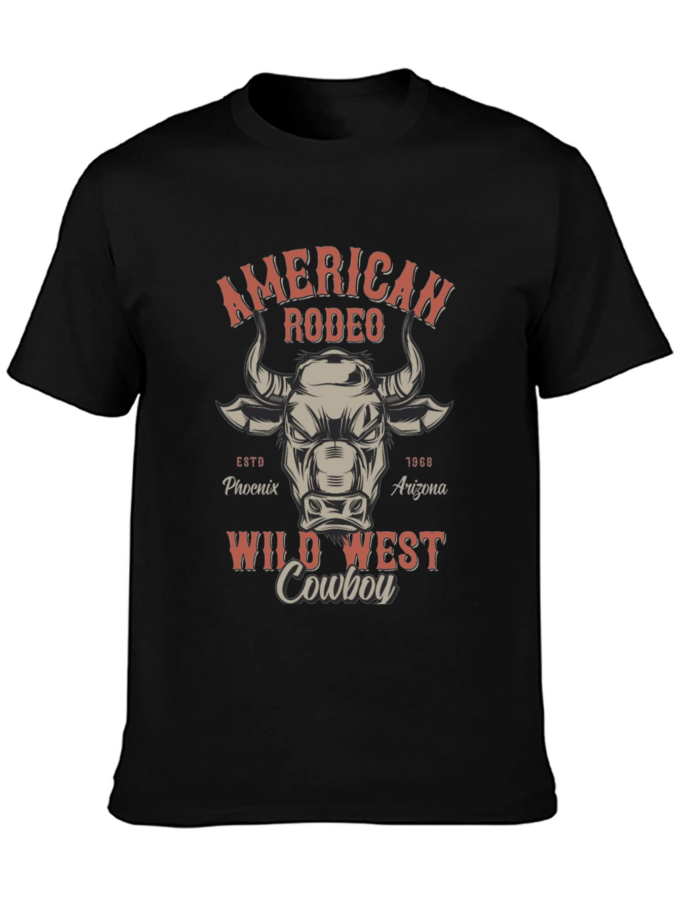 American Rodeo Wild West Cowboy T-Shirt