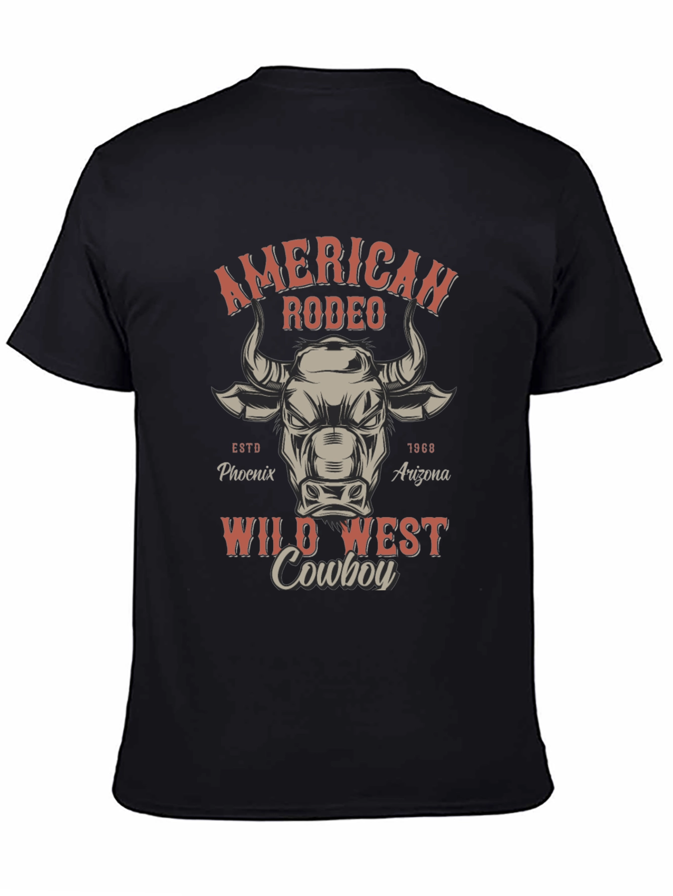American Rodeo Wild West Cowboy T-Shirt
