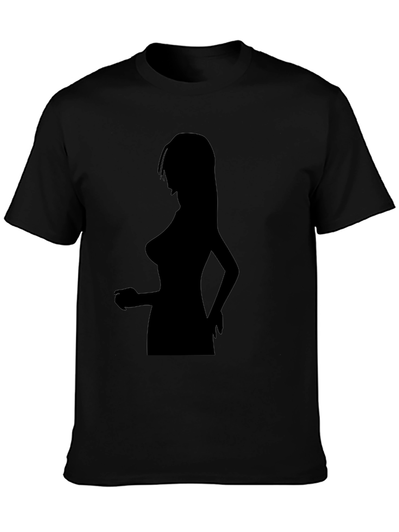 Silhouette Graphic Print Mens T-Shirt