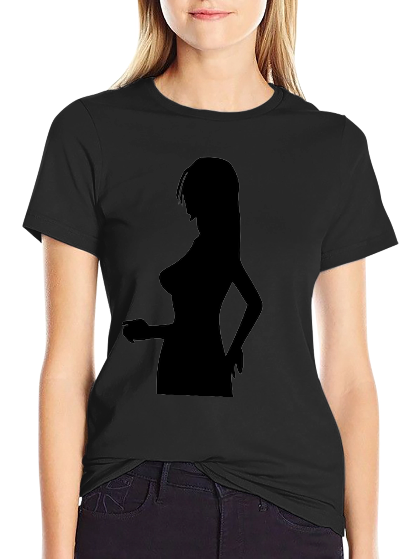 Silhouette Graphic Print Mens T-Shirt