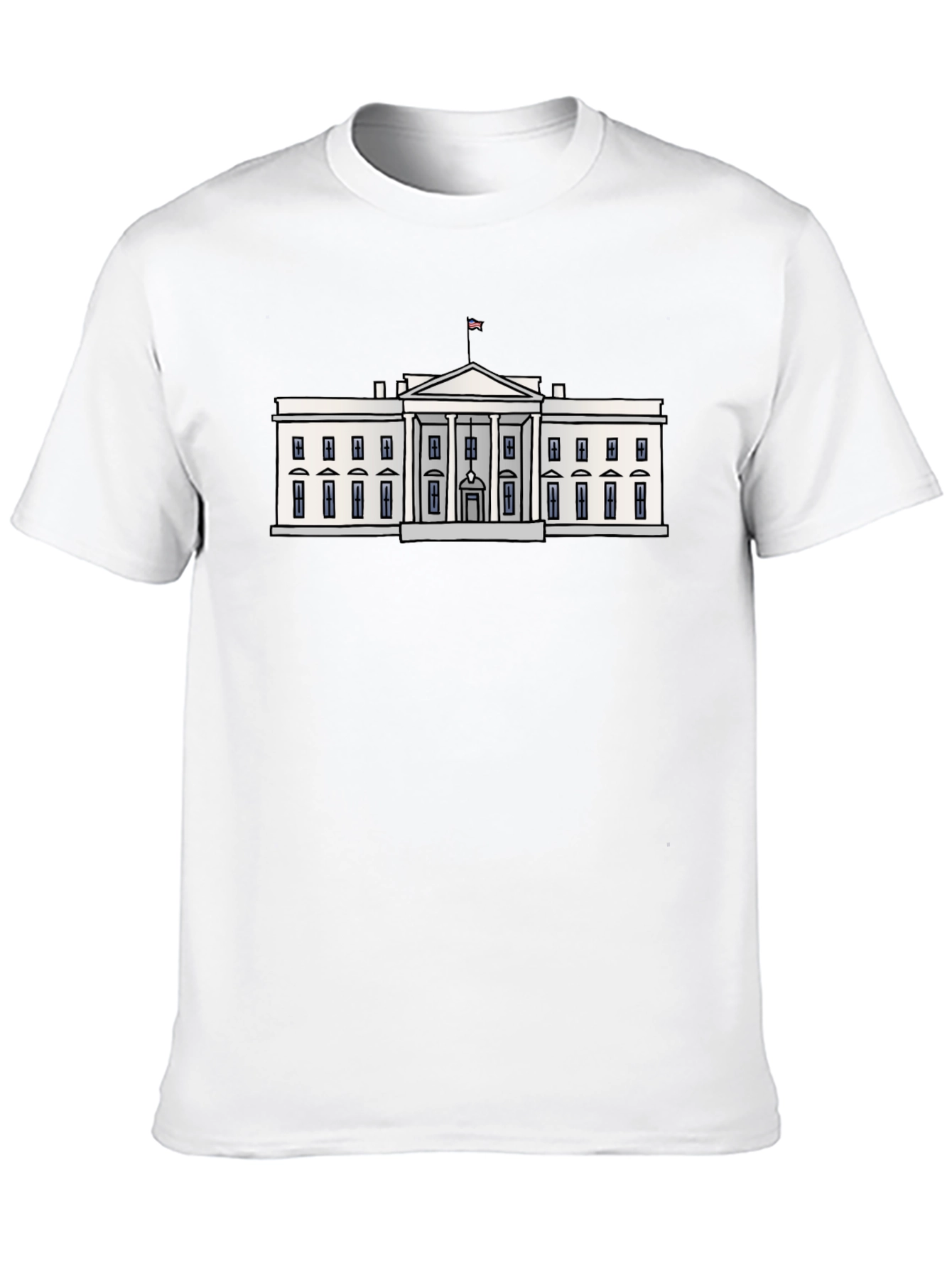 White House Graphic Tee - Patriotic Style