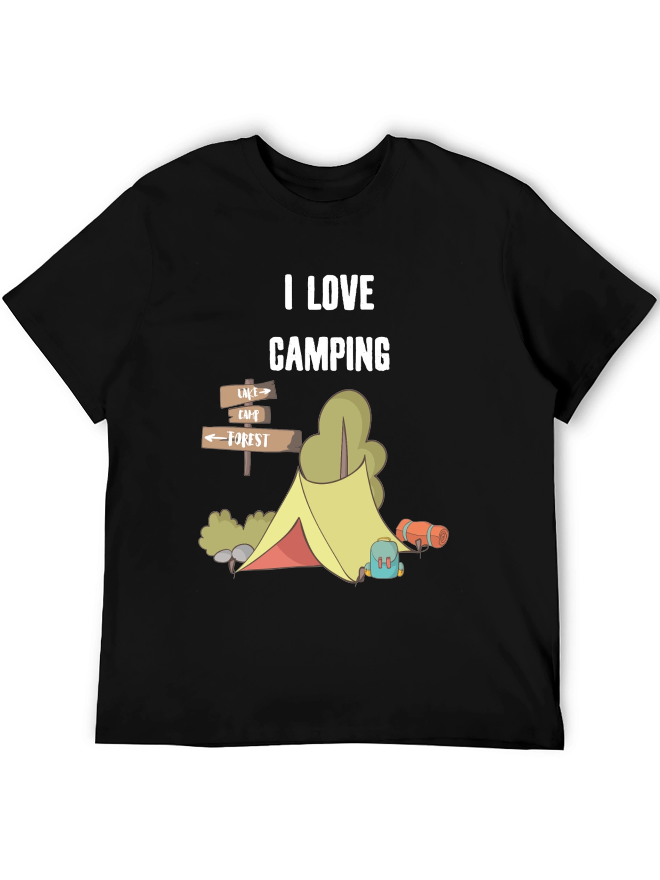 I Love Camping Graphic T-Shirt