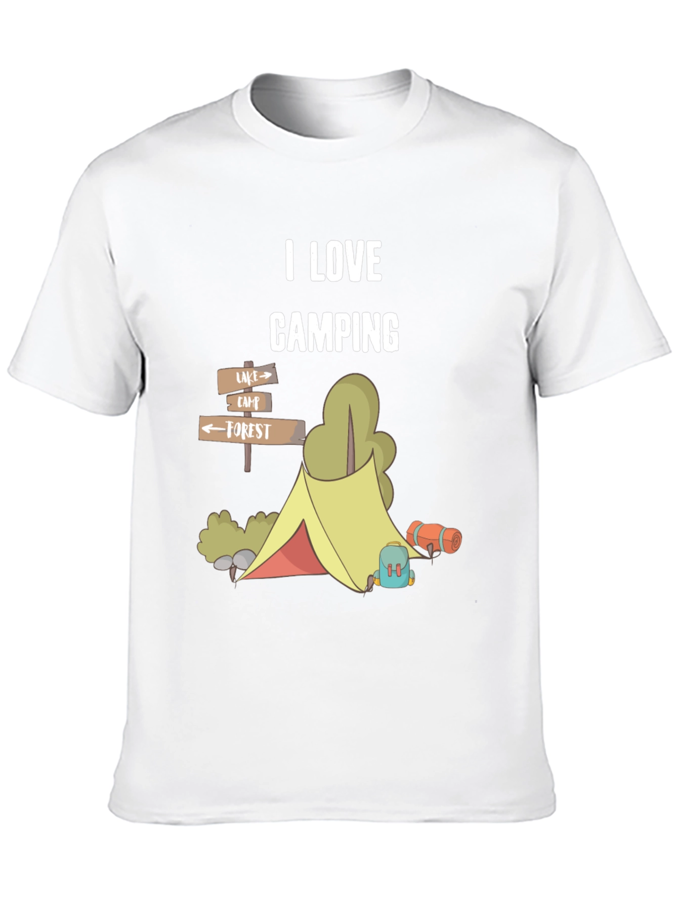 I Love Camping Graphic T-Shirt