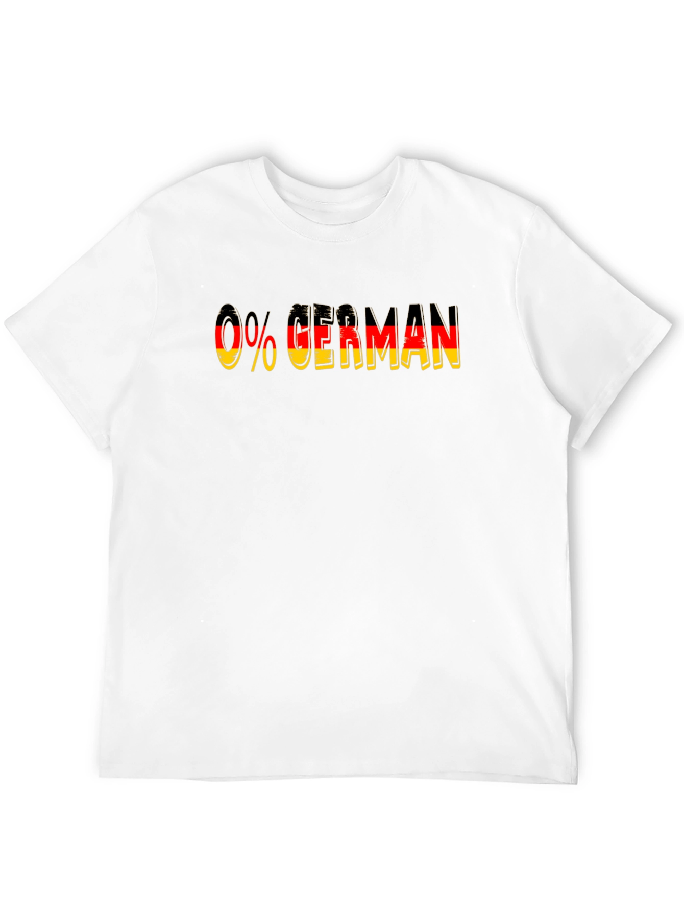 0% German Flag Graphic T-Shirt