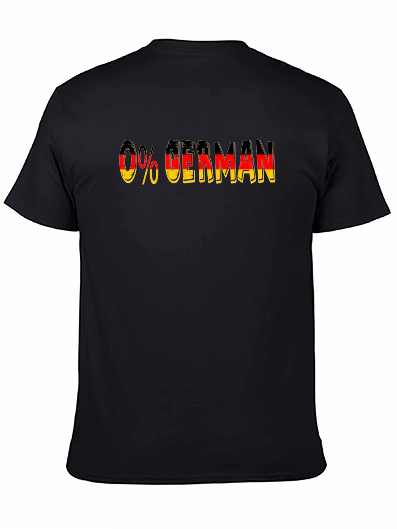 0% German Flag Graphic T-Shirt