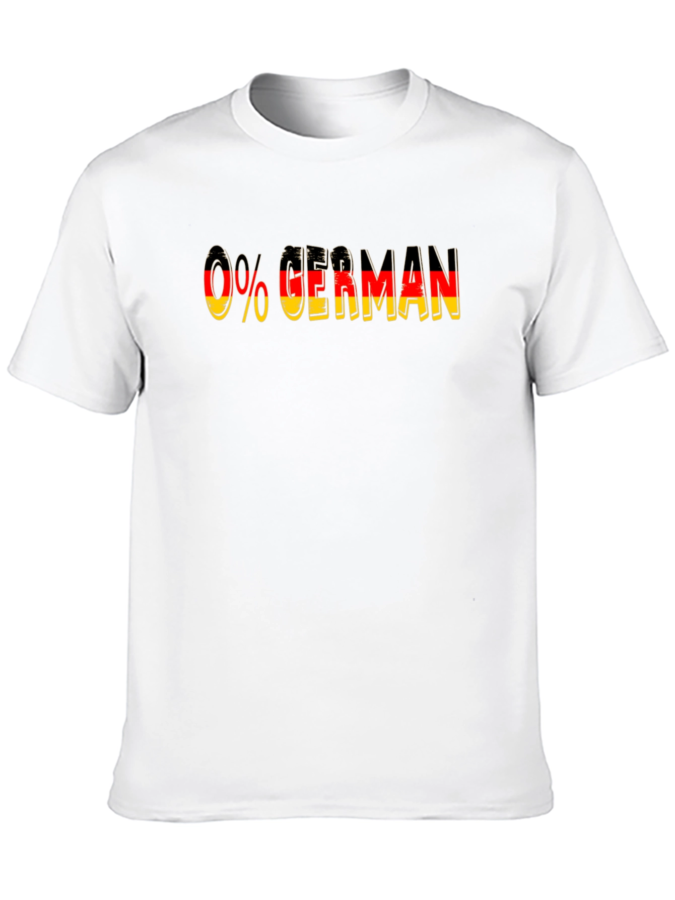 0% German Flag Graphic T-Shirt