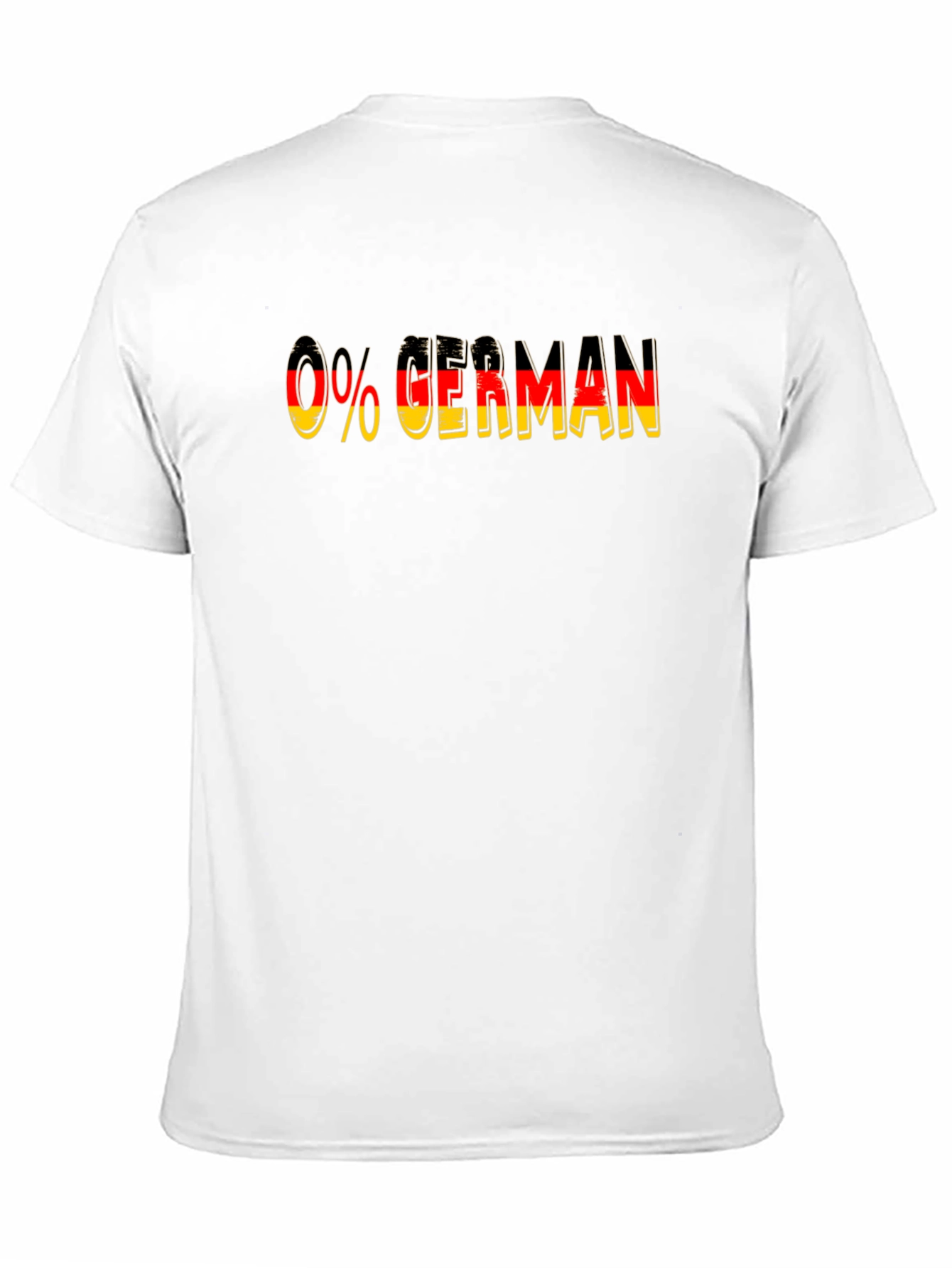 0% German Flag Graphic T-Shirt