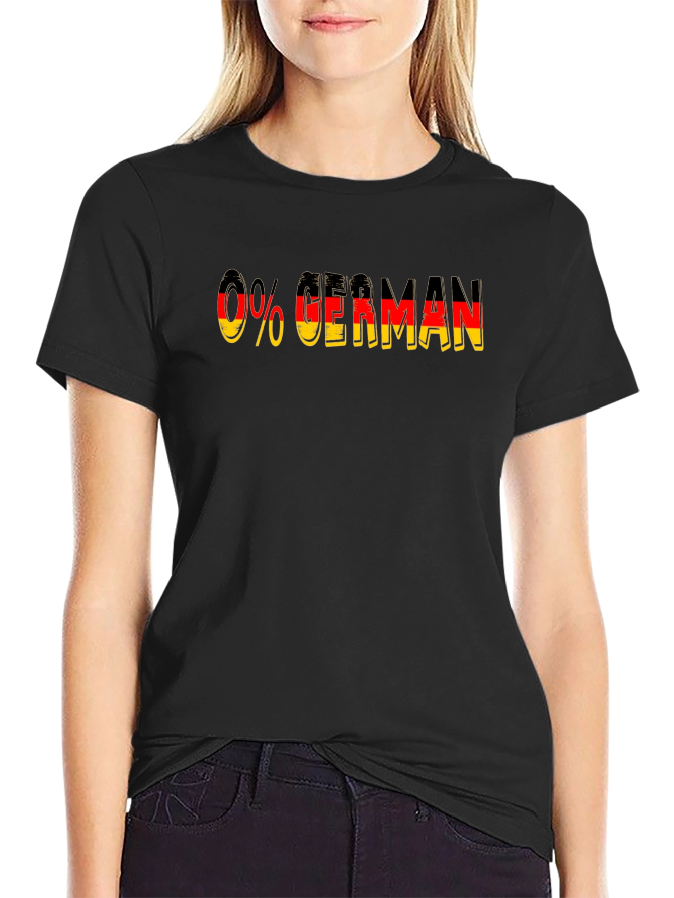 0% German Flag Graphic T-Shirt