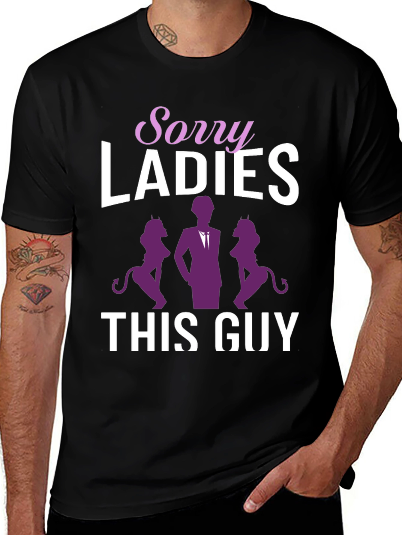 Sorry Ladies This Guy Graphic T-Shirt