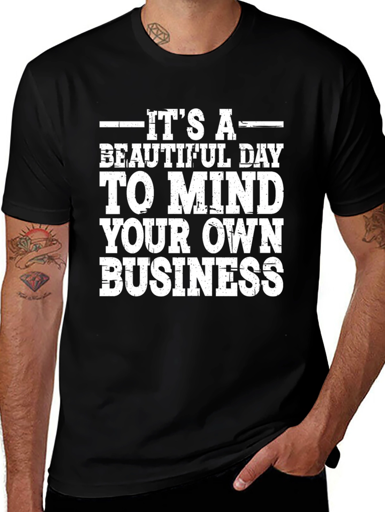 Mind Your Own Business Graphic T-Shirt