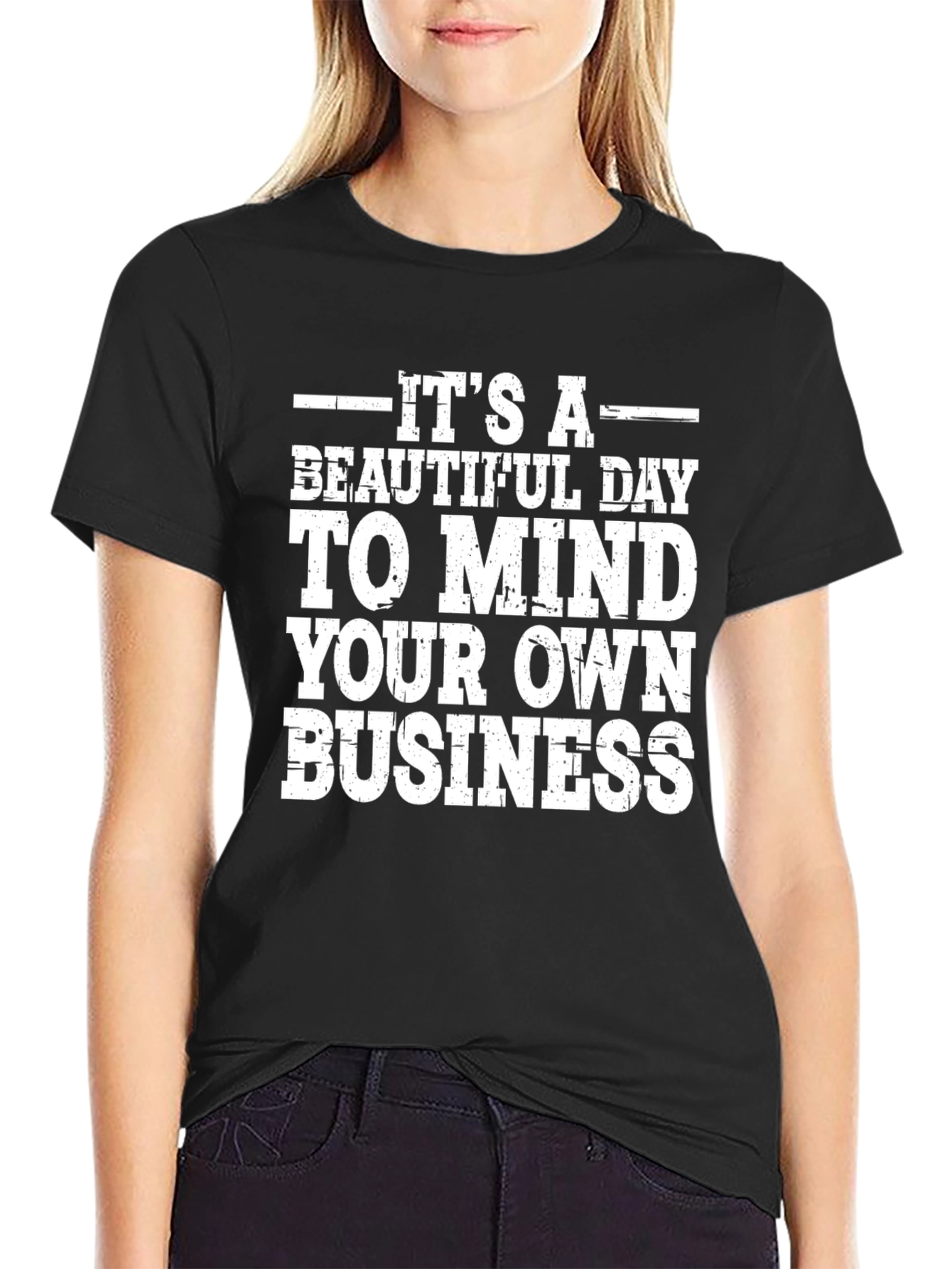 Mind Your Own Business Graphic T-Shirt