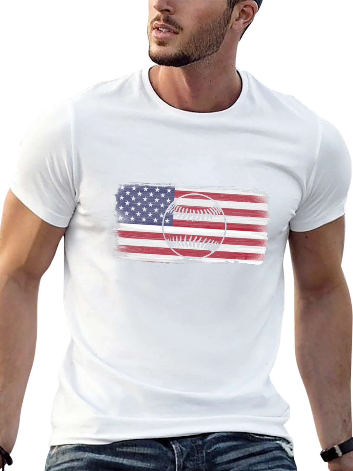 Baseball Flag Graphic Tee