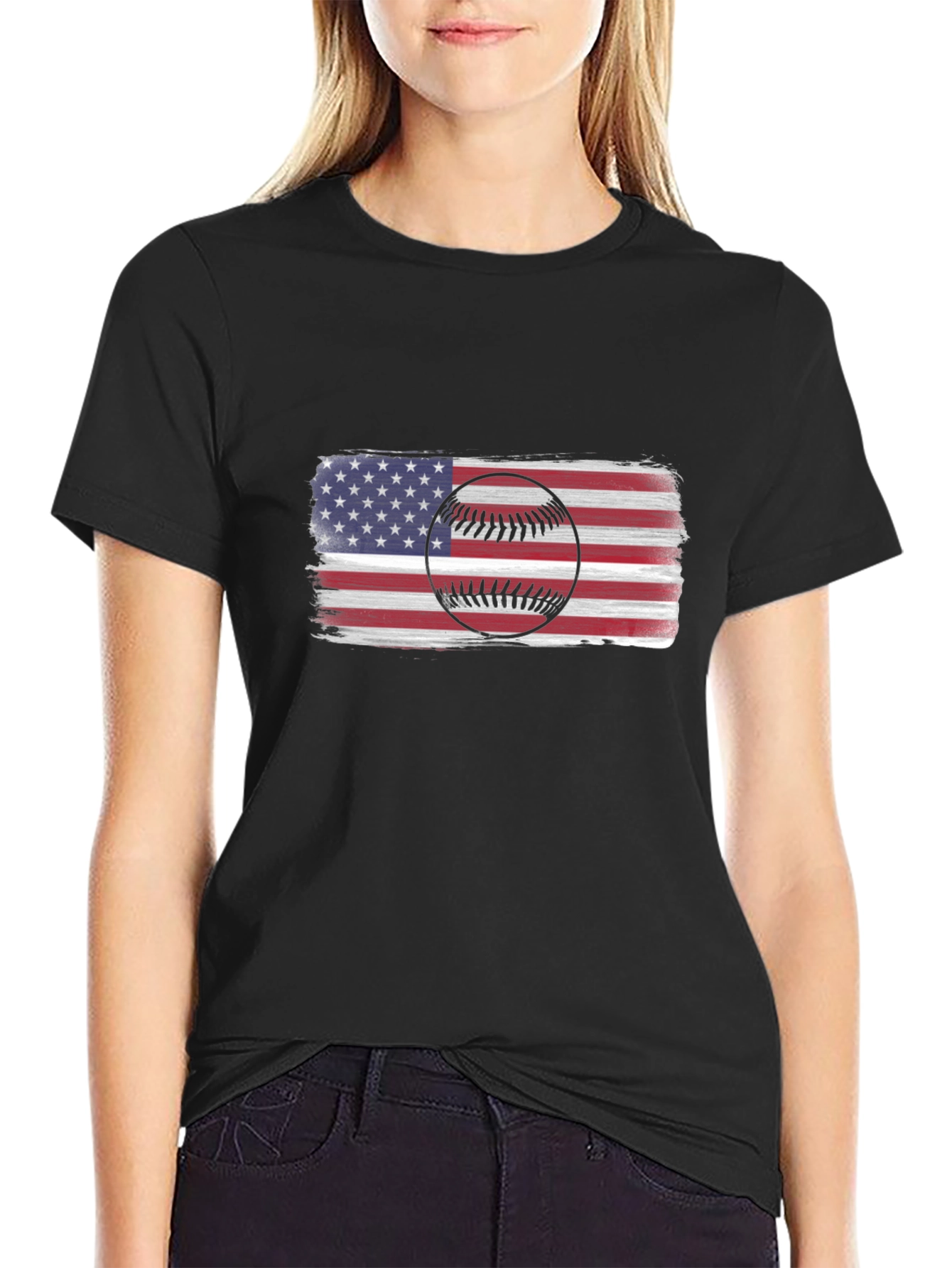 Baseball Flag Graphic Tee