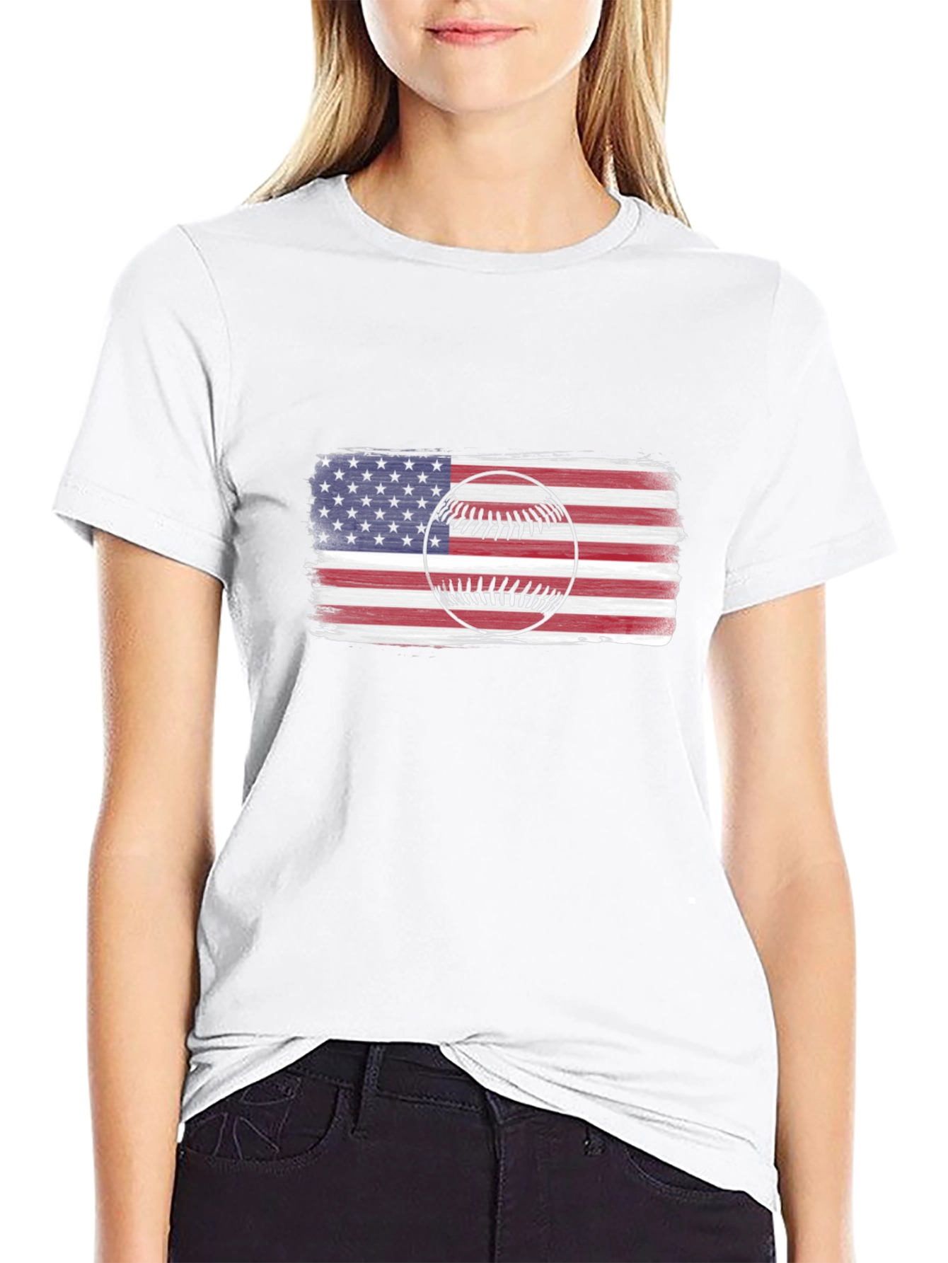 Baseball Flag Graphic Tee