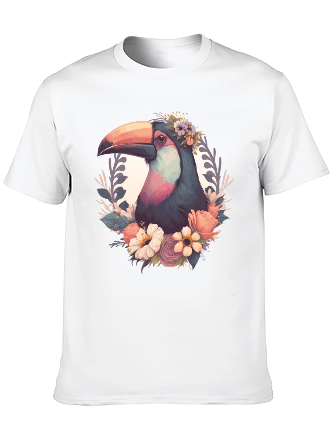 Floral Toucan Graphic Tee