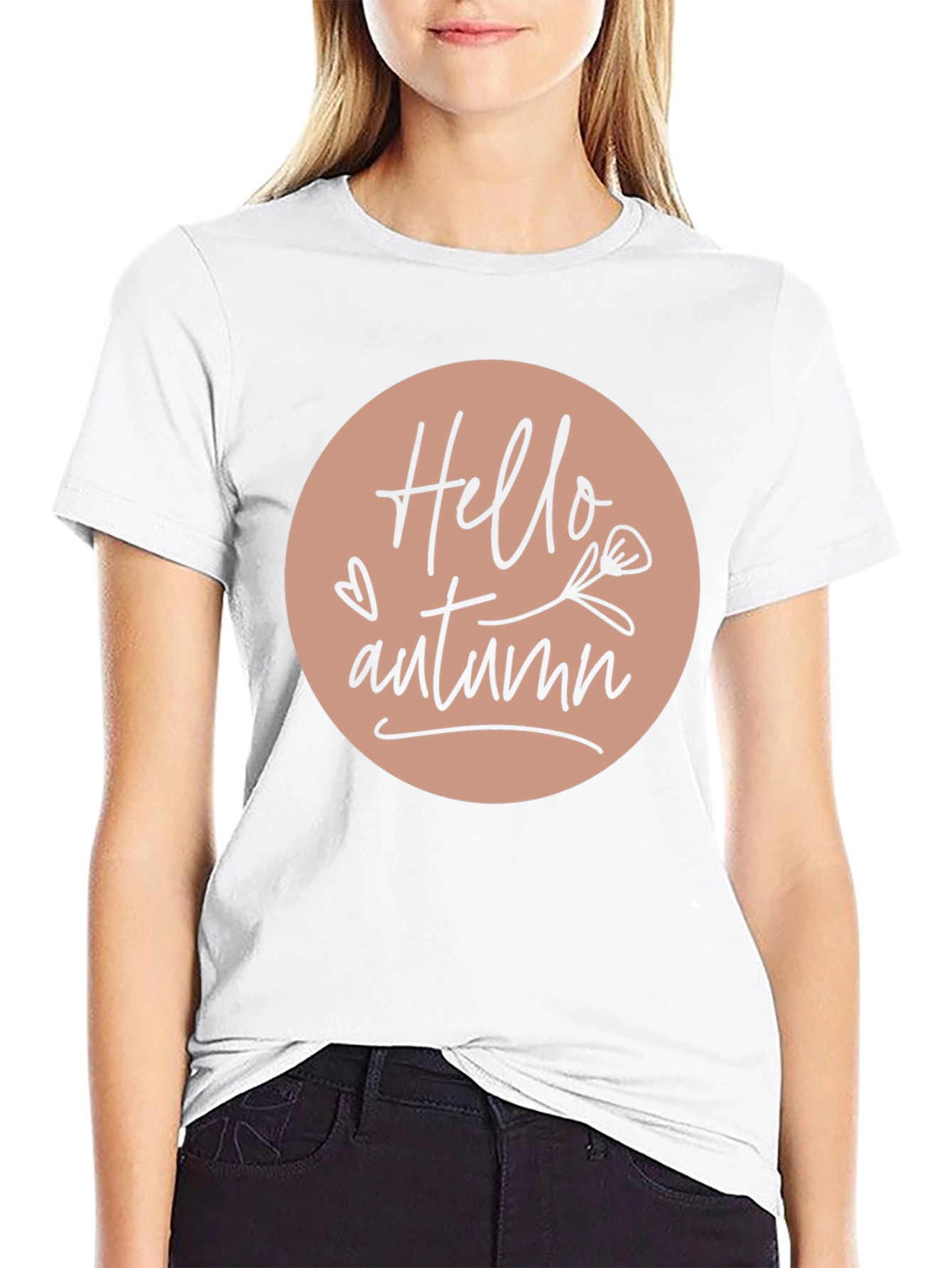 Hello Autumn Graphic Tee - Stylish Fall Fashion