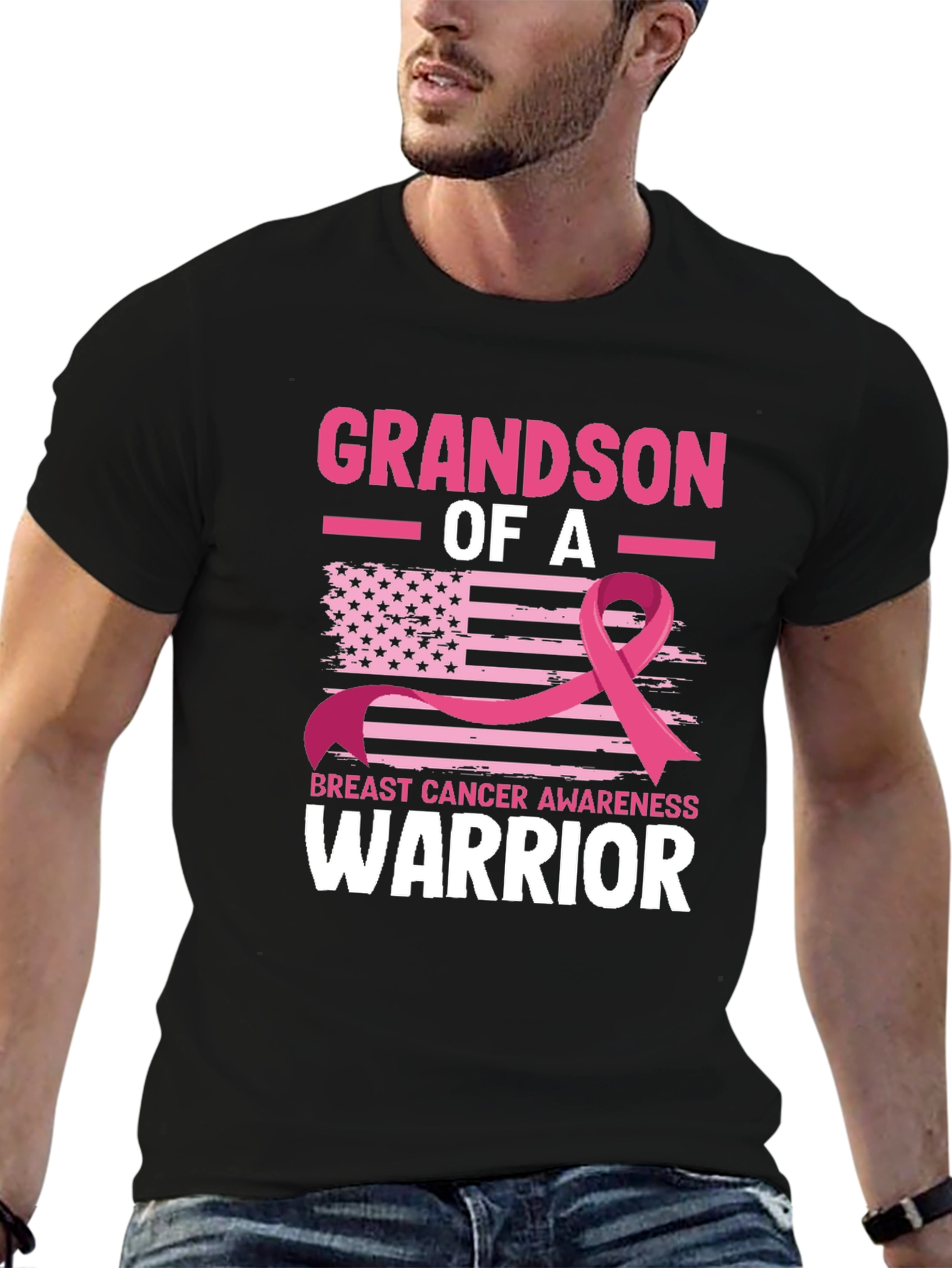 Grandson of a Breast Cancer Warrior T-Shirt