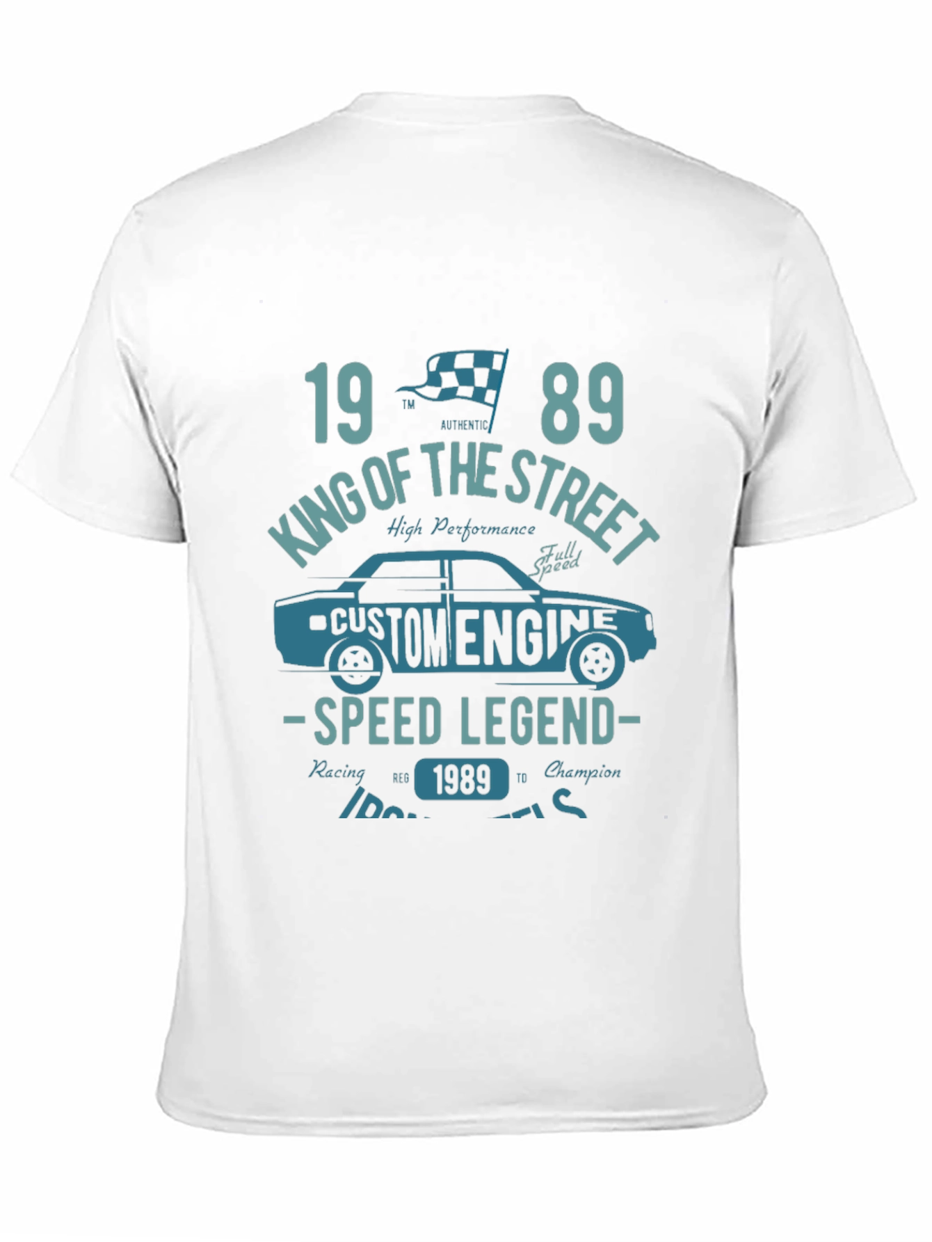King of the Street 1989 Car Graphic T-Shirt
