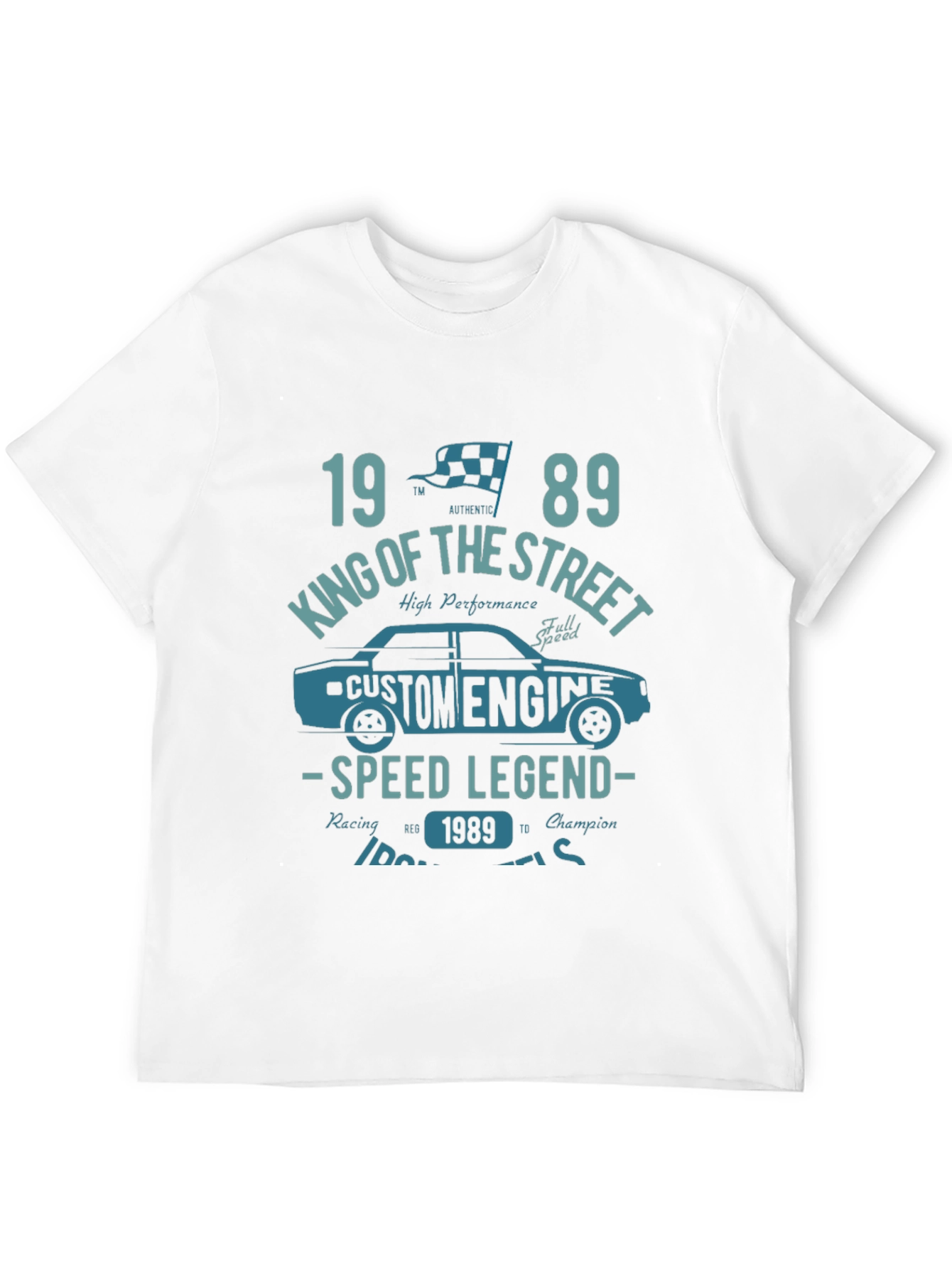 King of the Street 1989 Car Graphic T-Shirt