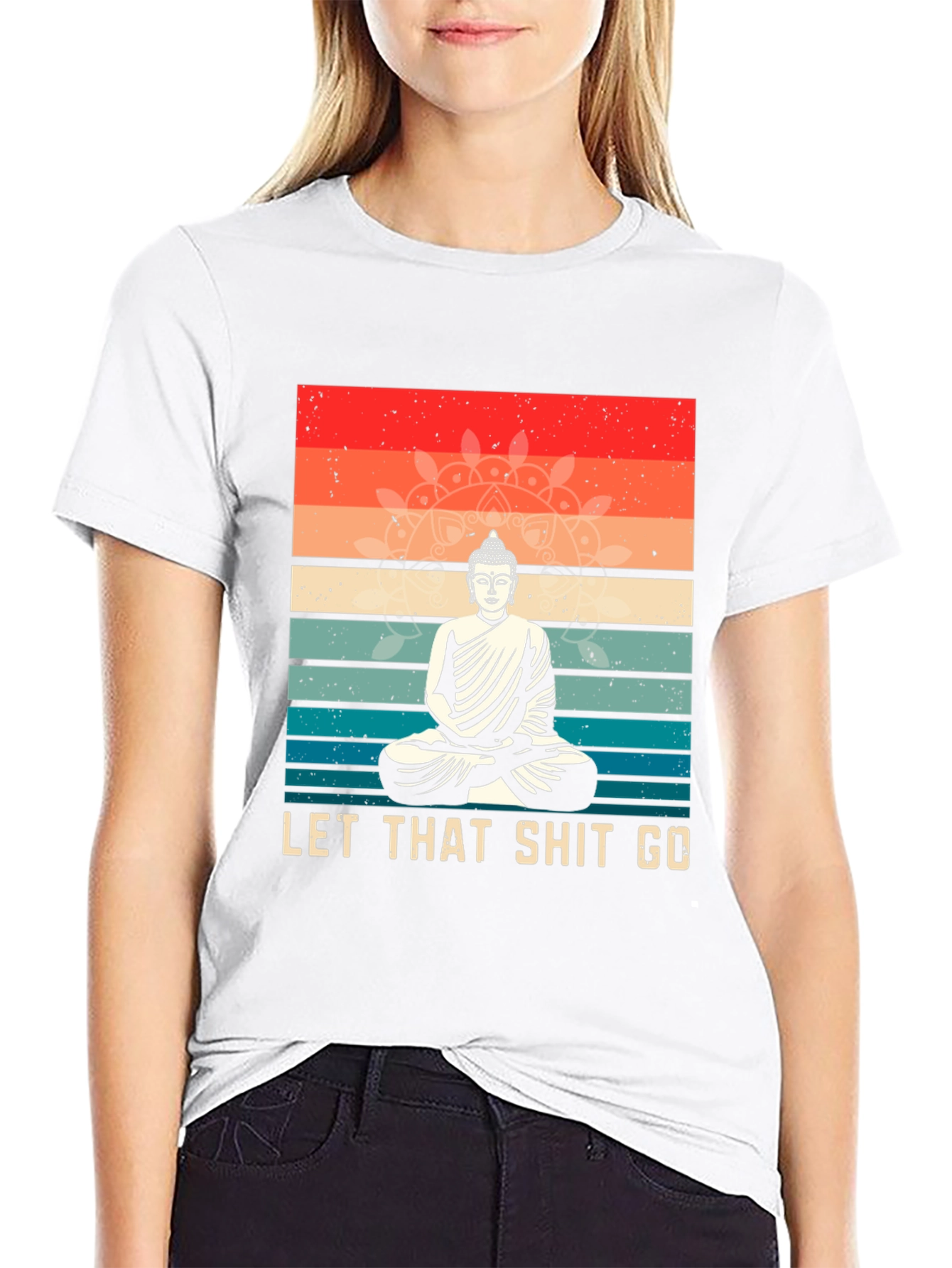 Let That Shit Go Buddha T-Shirt - Unisex