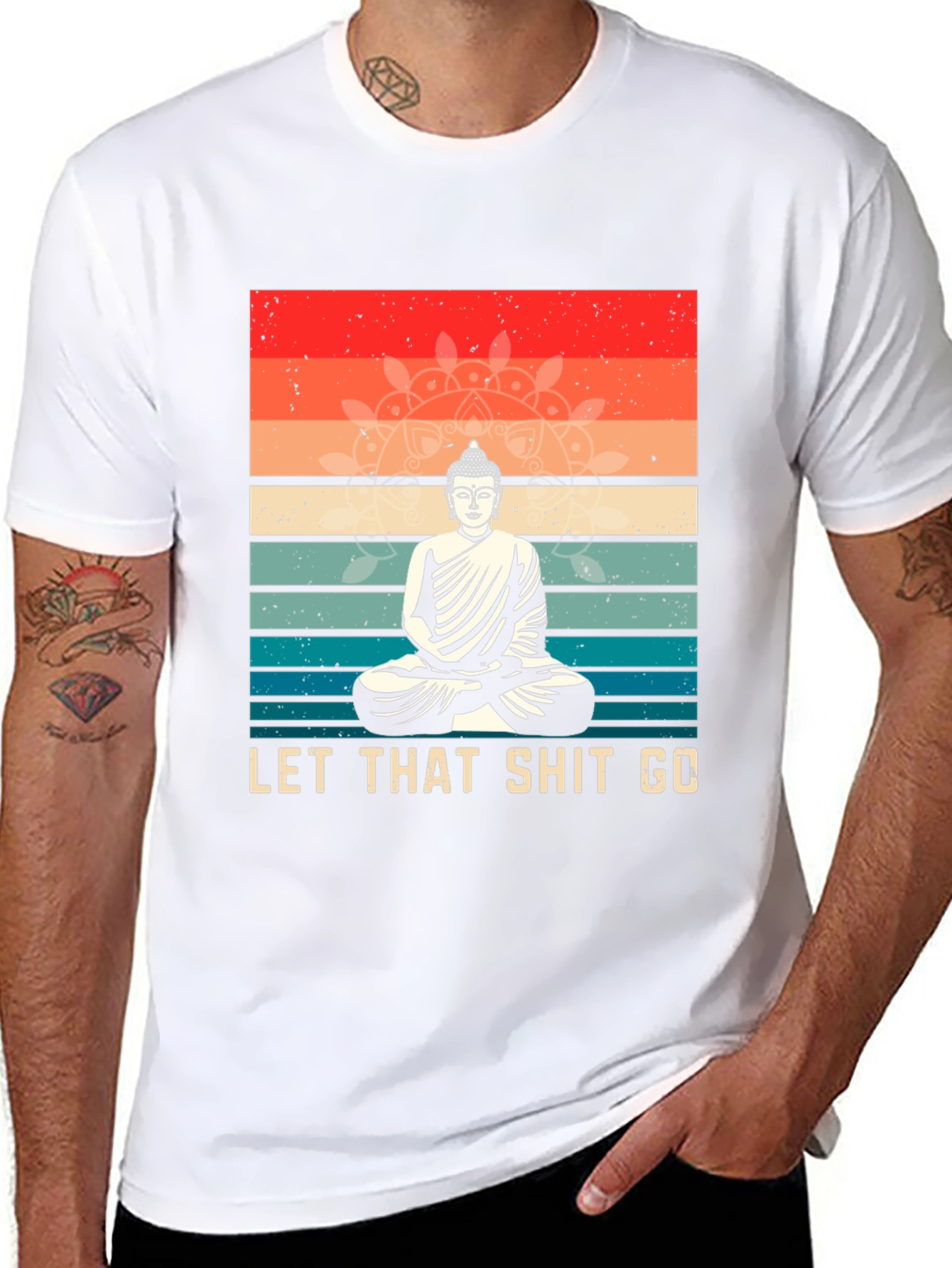 Let That Shit Go Buddha T-Shirt - Unisex