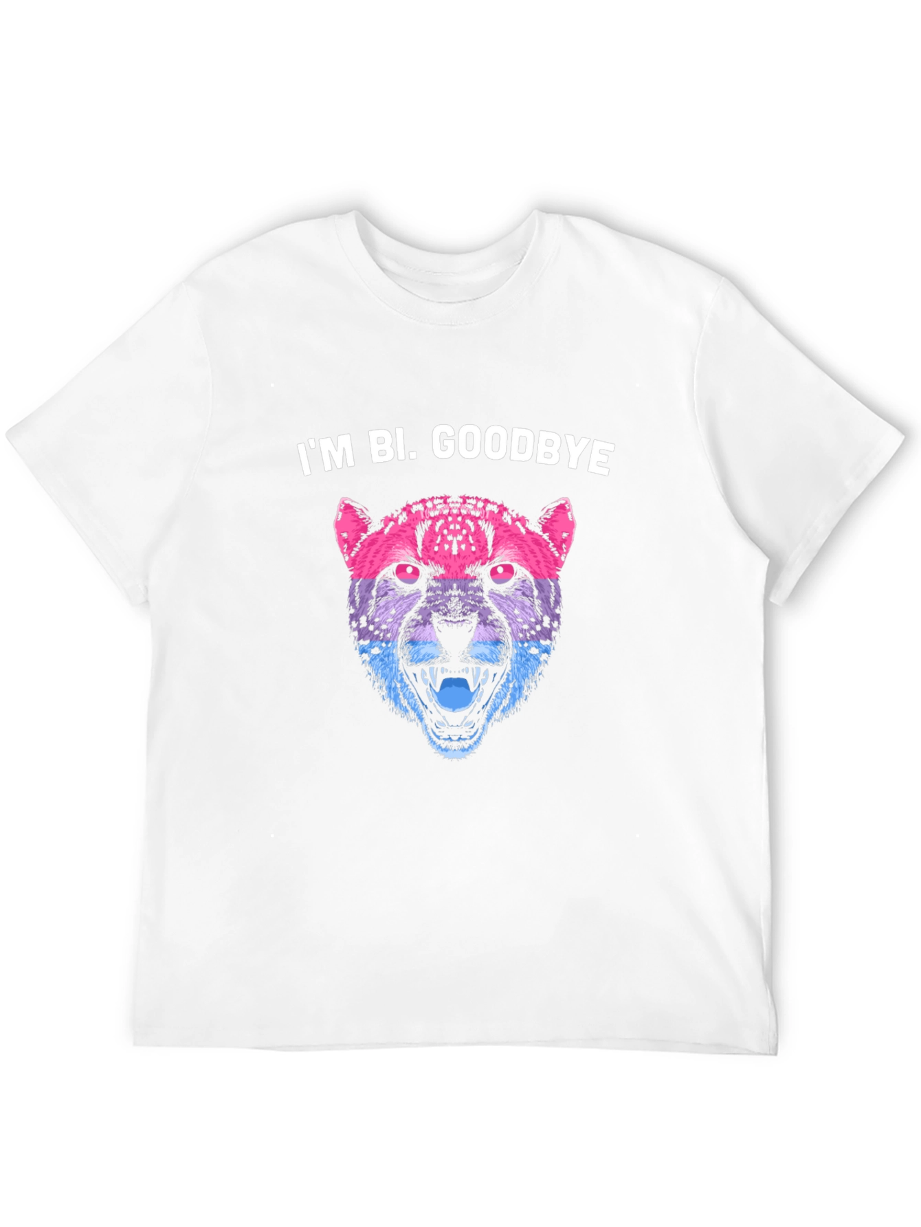 Im Bi. Goodbye - Bi Pride Cheetah T-Shirt