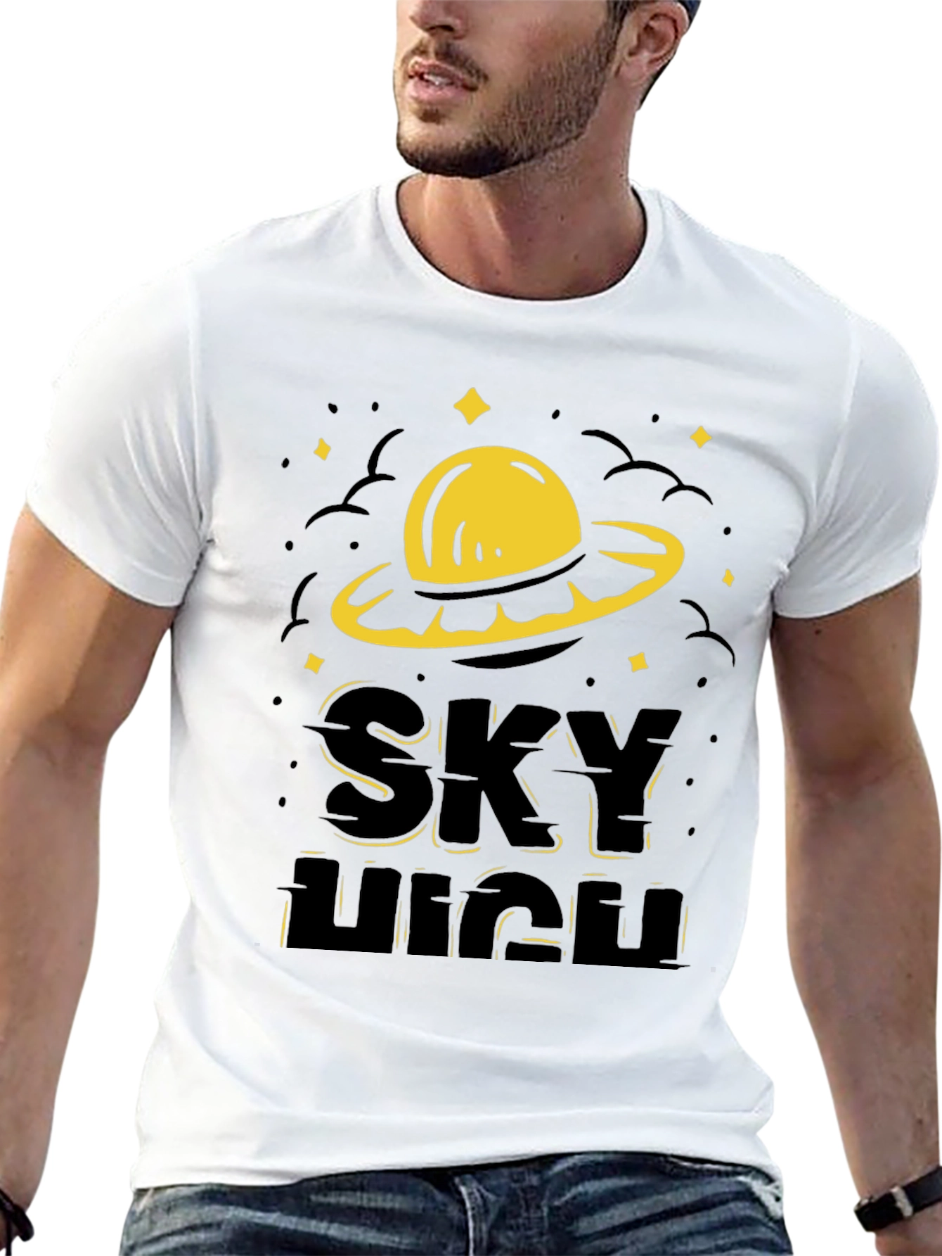 Sky High UFO Graphic Tee