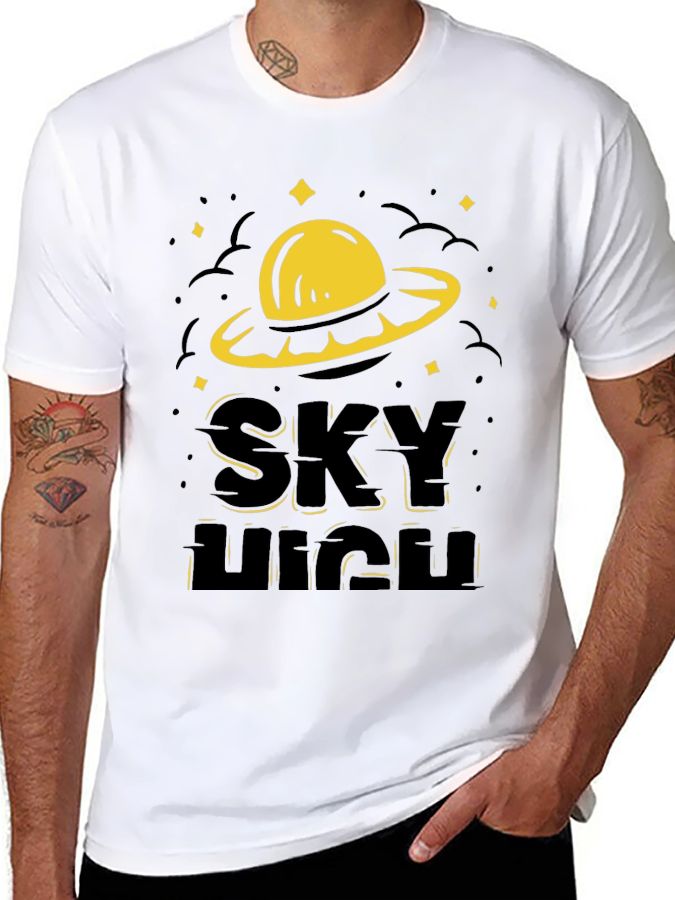 Sky High UFO Graphic Tee