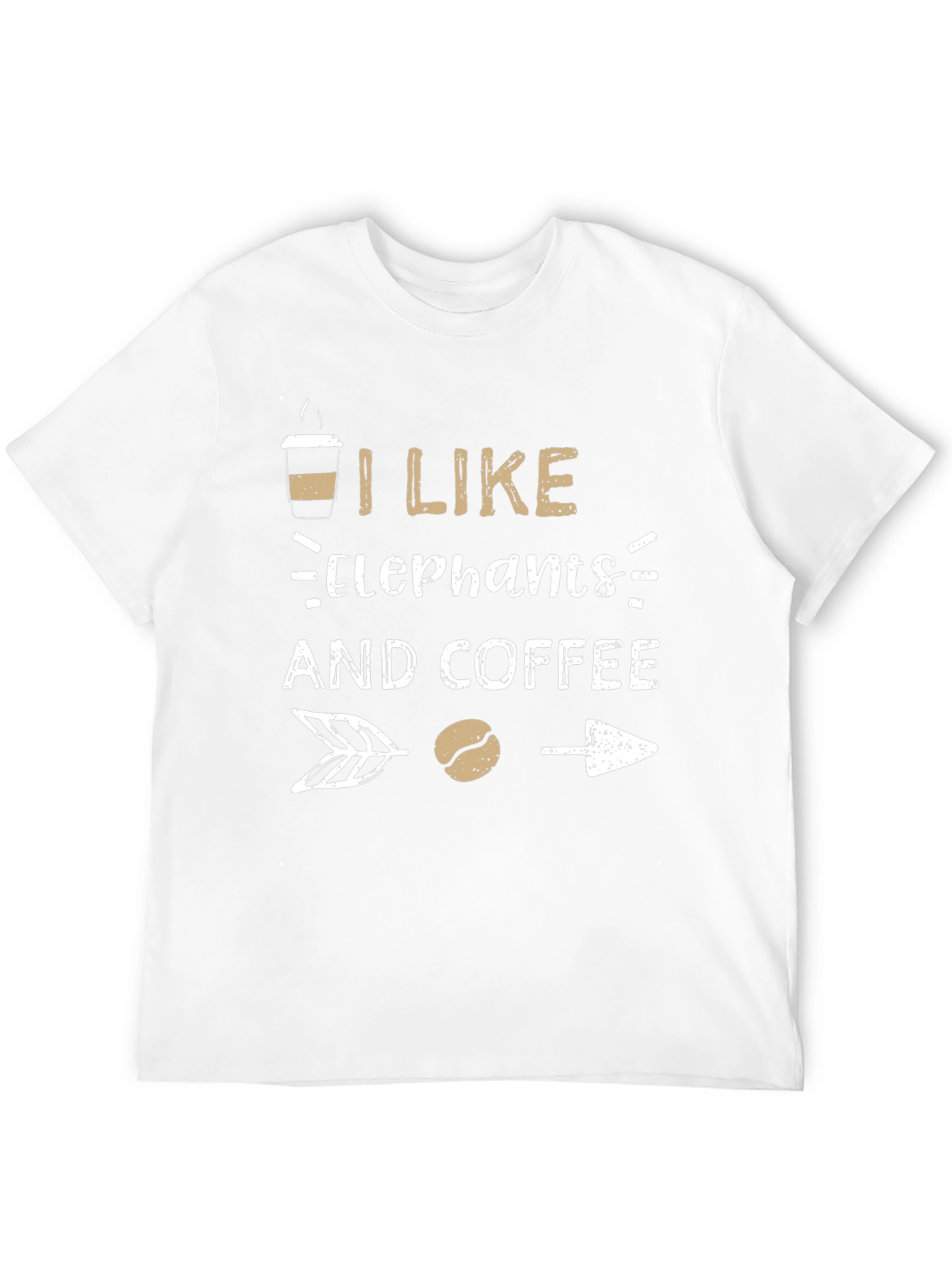 I Like Elephants and Coffee T-Shirt