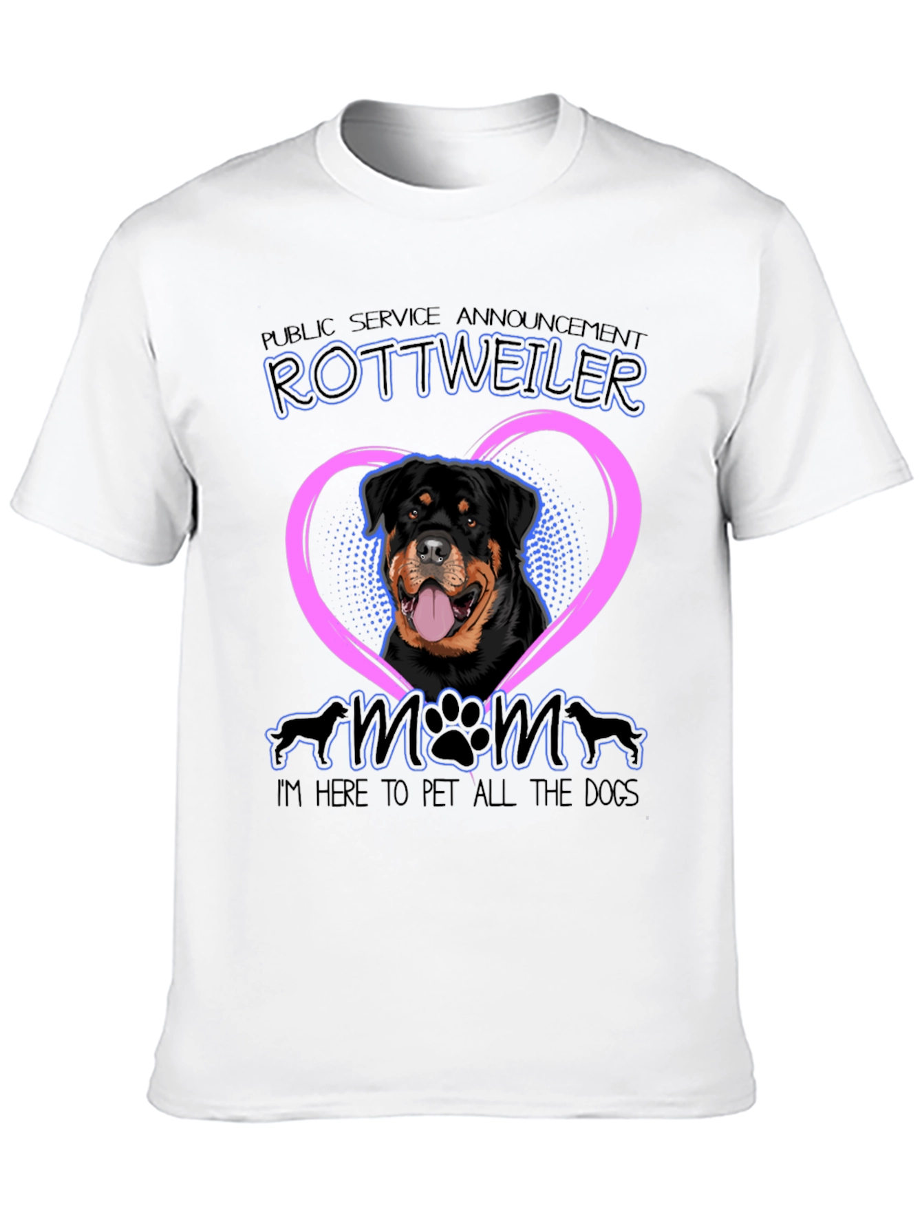 Rottweiler Mom T-Shirt - Dog Lover Tee